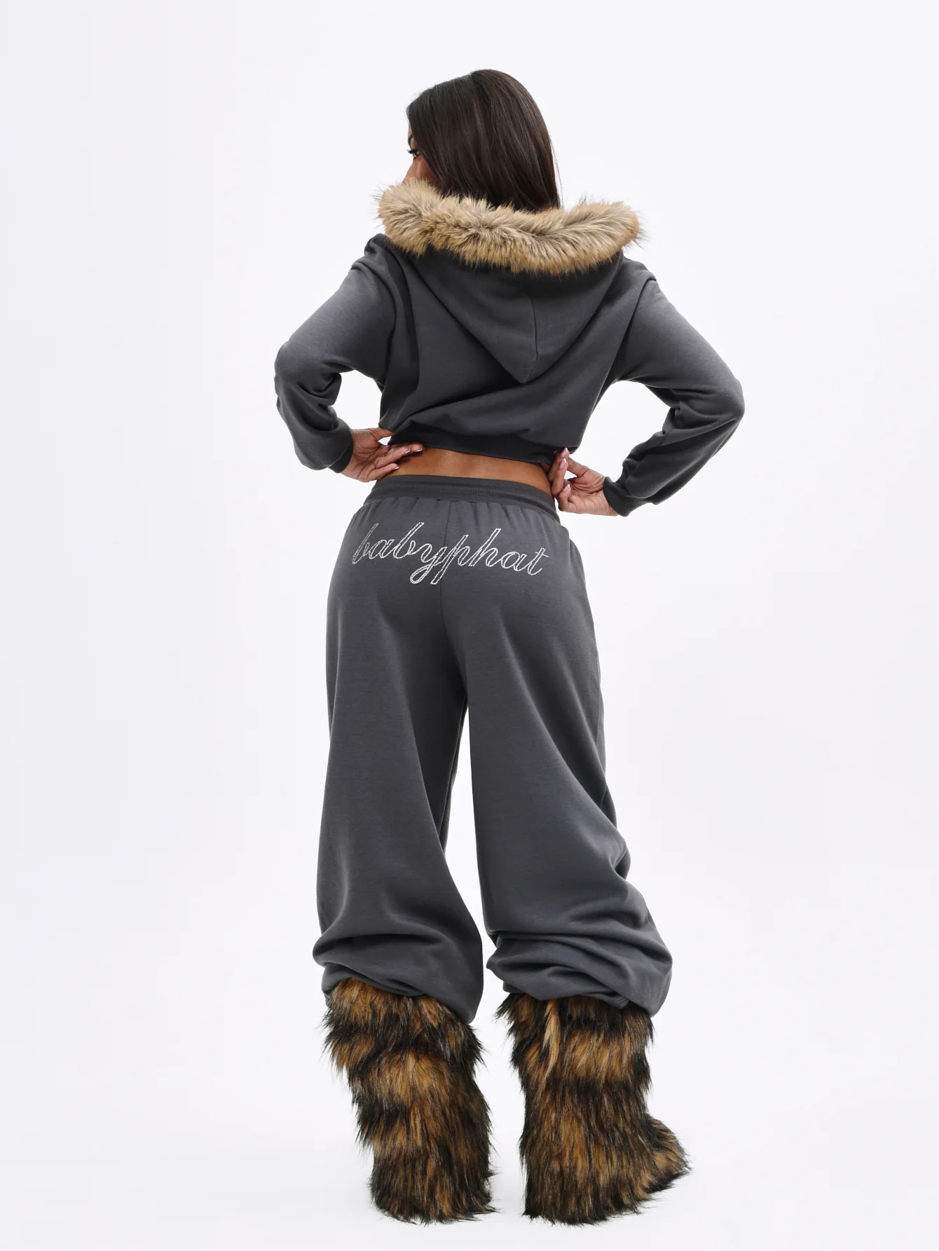 Baggy Sweatpant with Rhinestones - Image 3