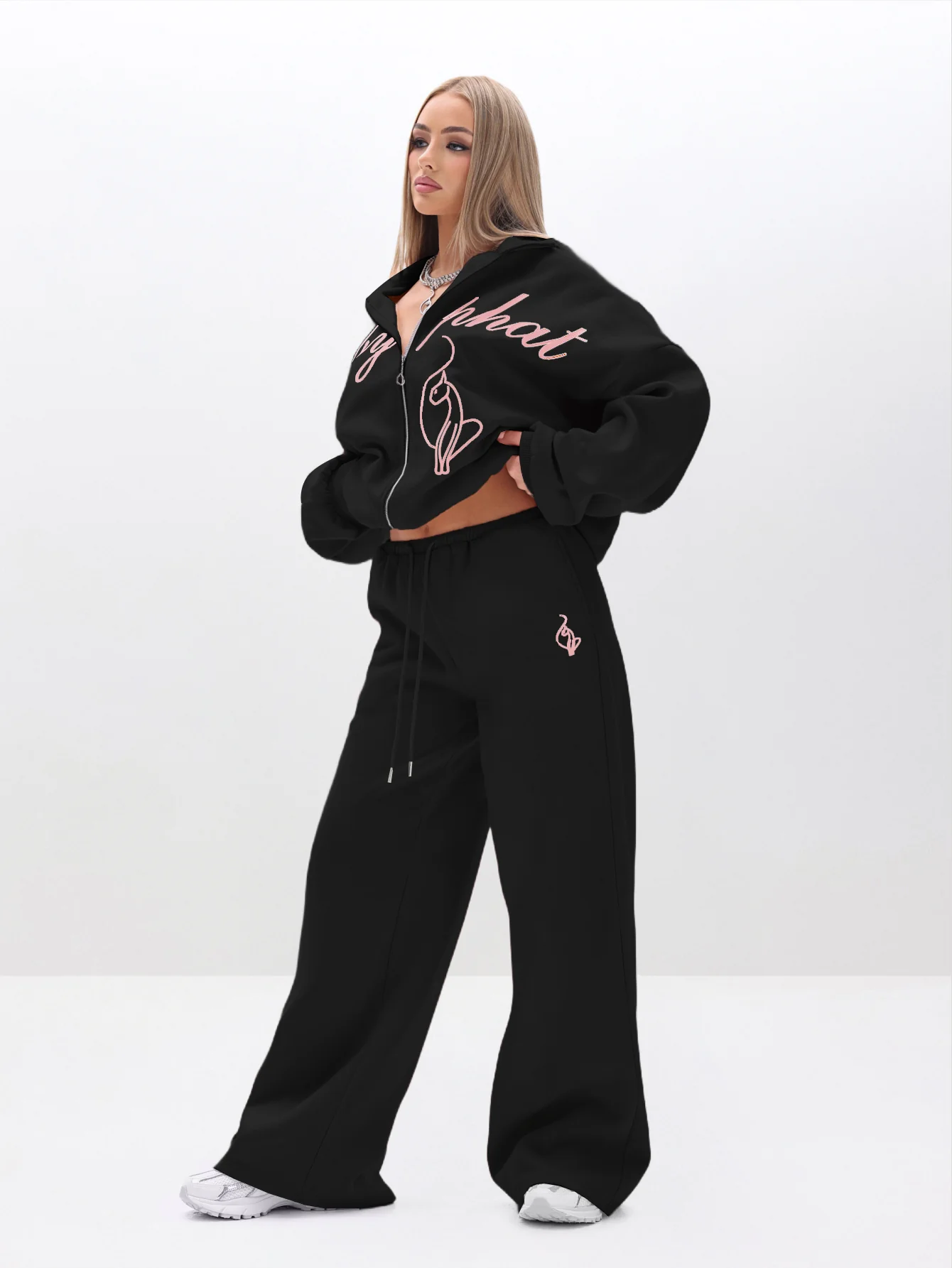Baggy Sweatpants With Appliqué