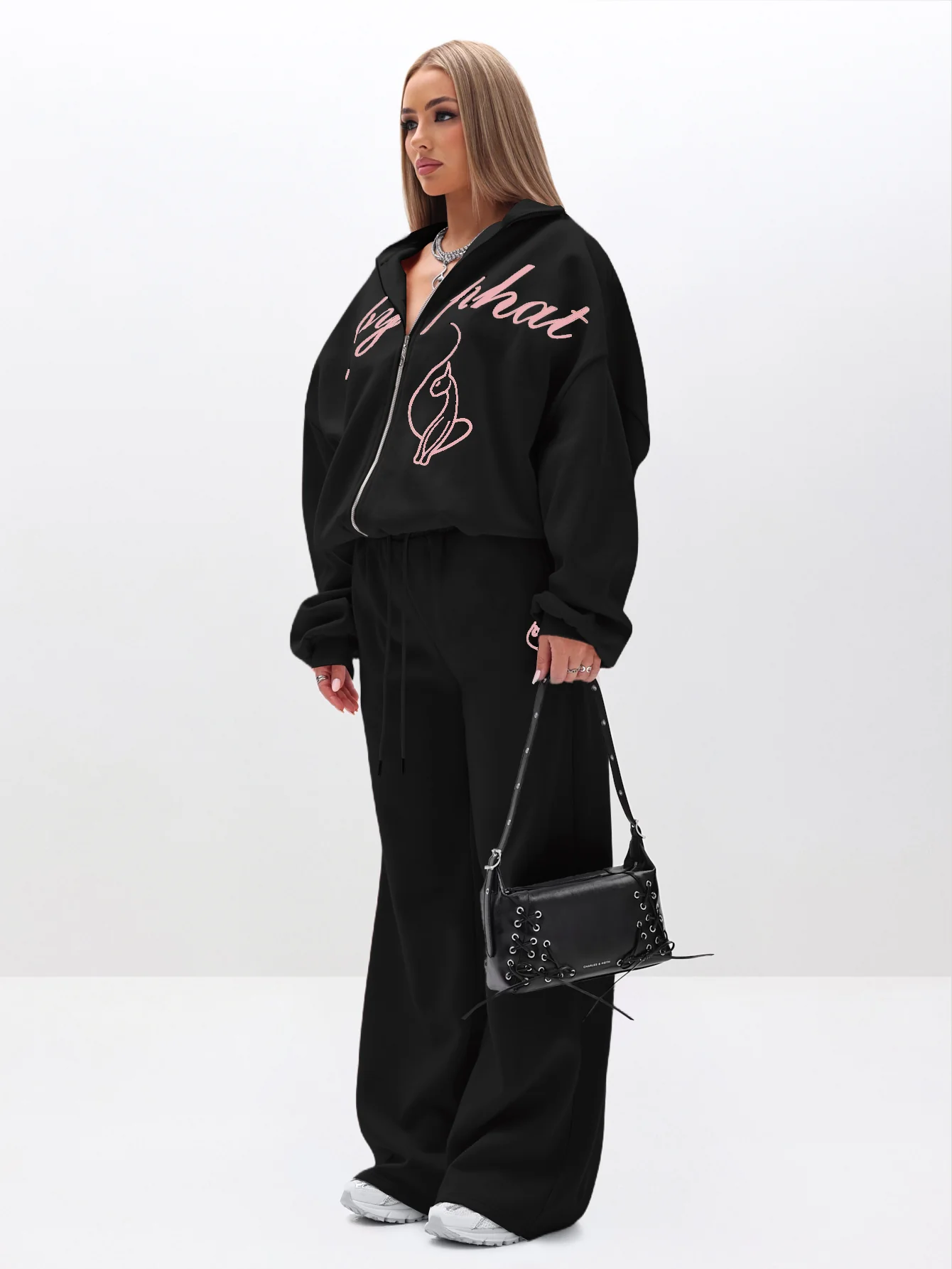 Baggy Sweatpants With Appliqué - Image 3