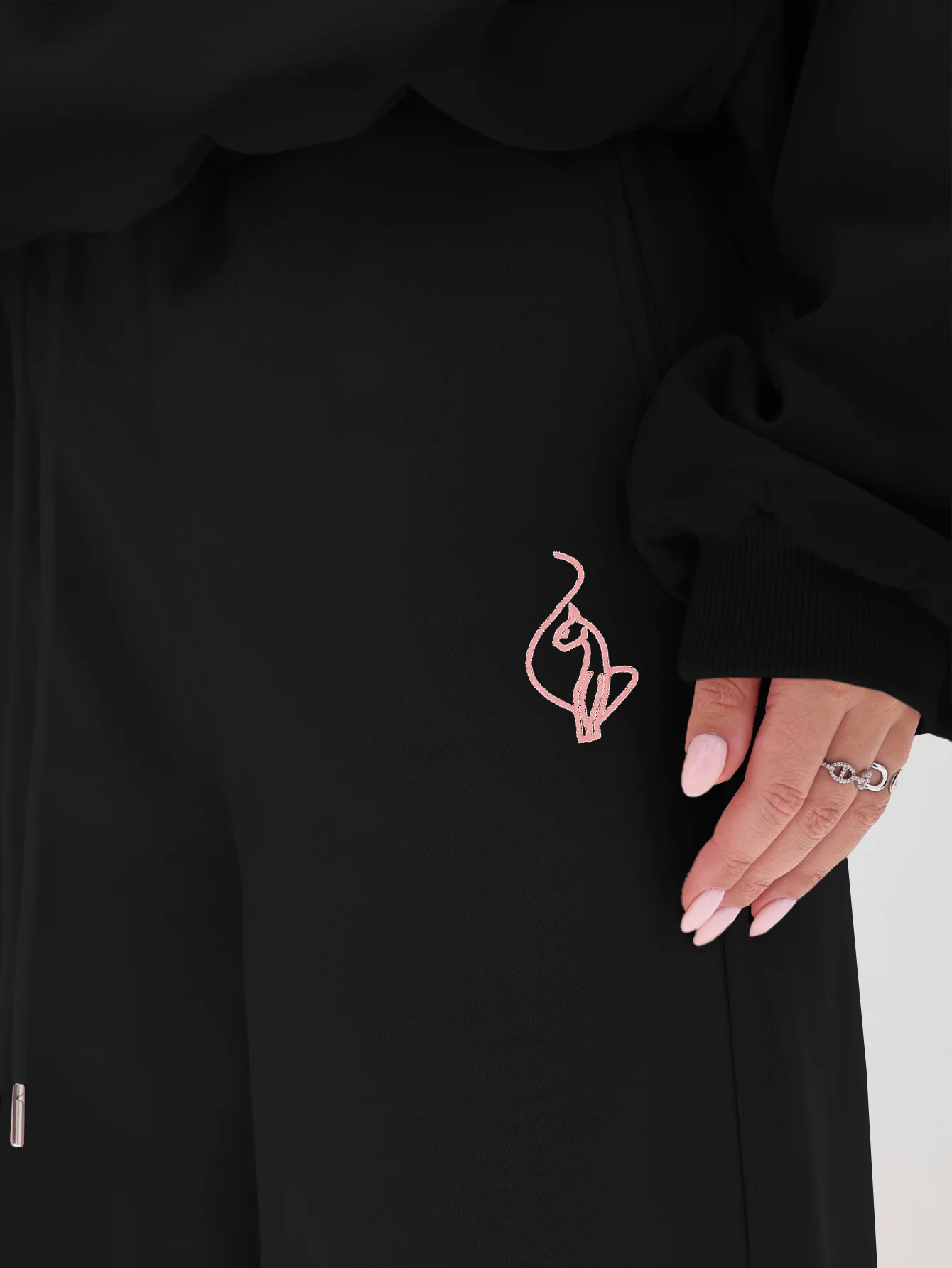 Baggy Sweatpants With Appliqué - Image 6