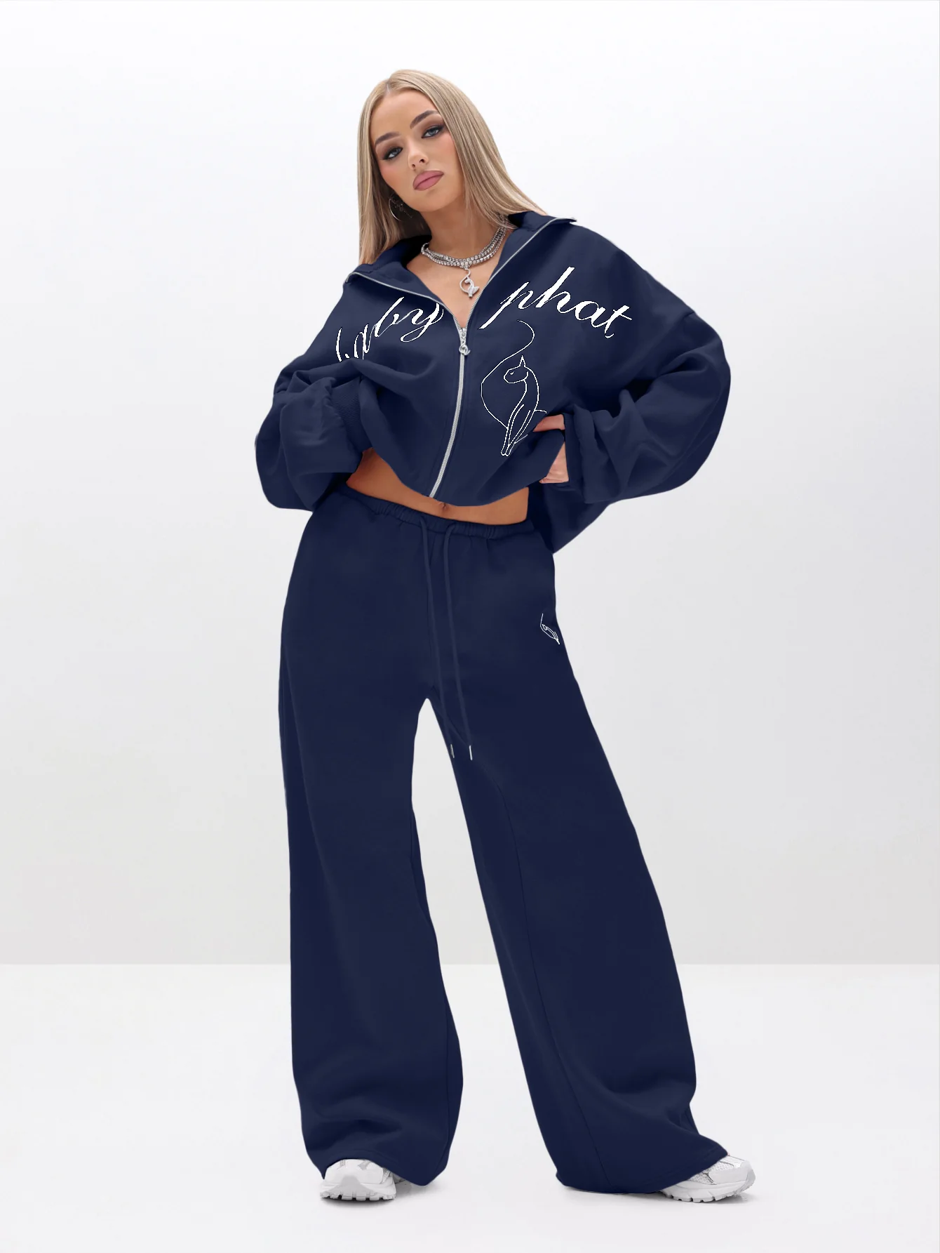 Baggy Sweatpants With Appliqué