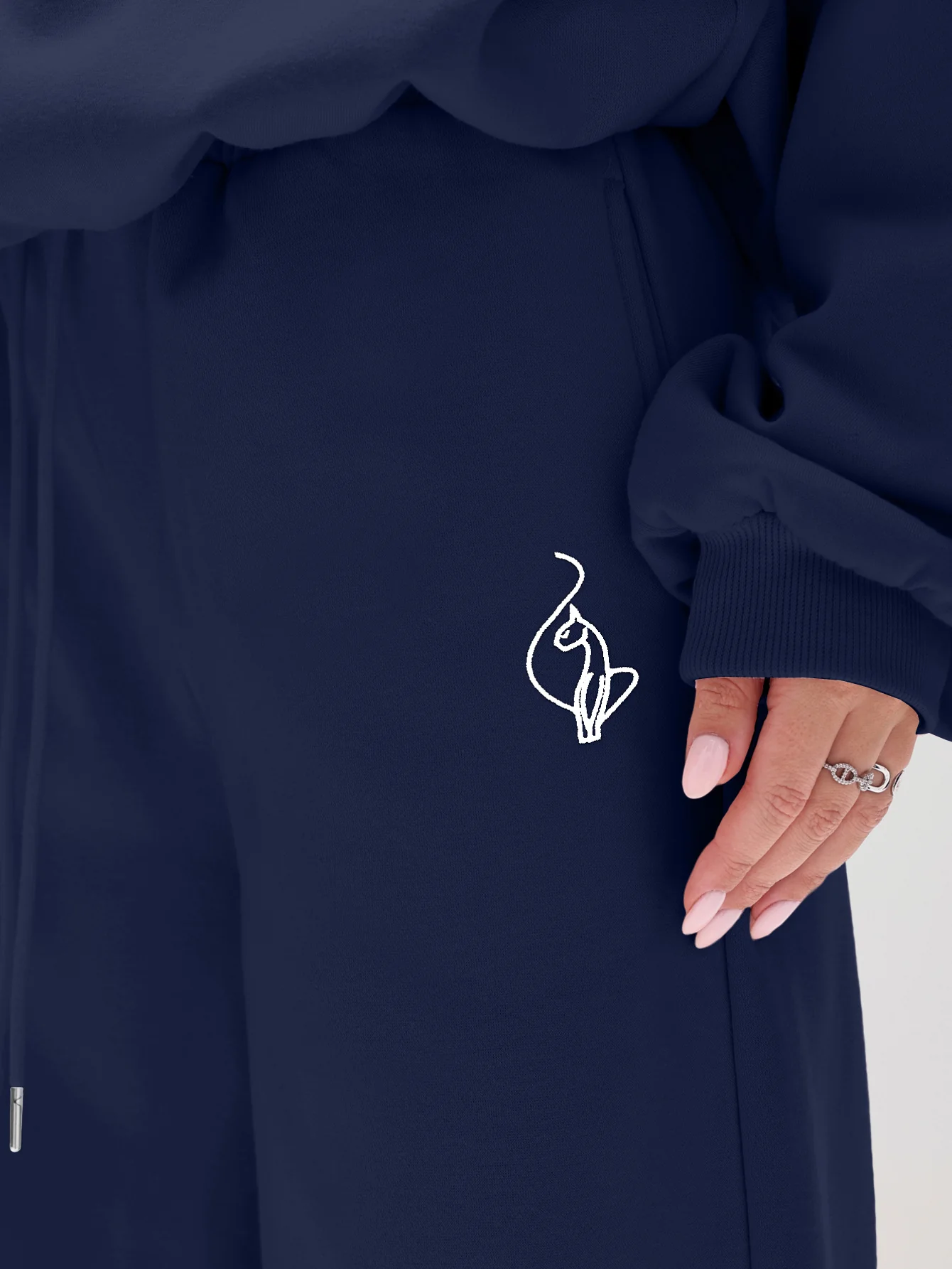 Baggy Sweatpants With Appliqué - Image 7