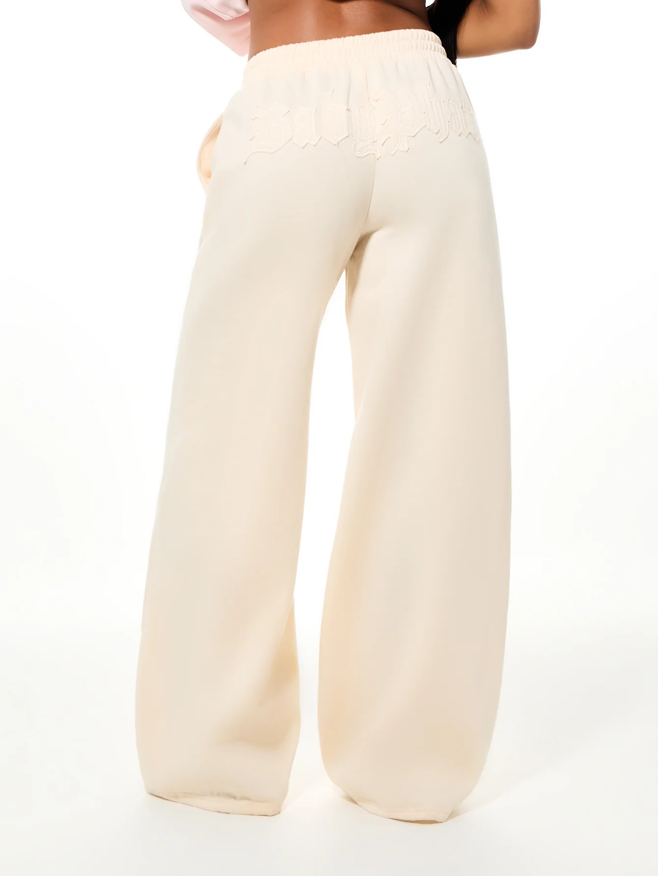 Baggy Sweatpants with Gothic Appliqué - Image 2