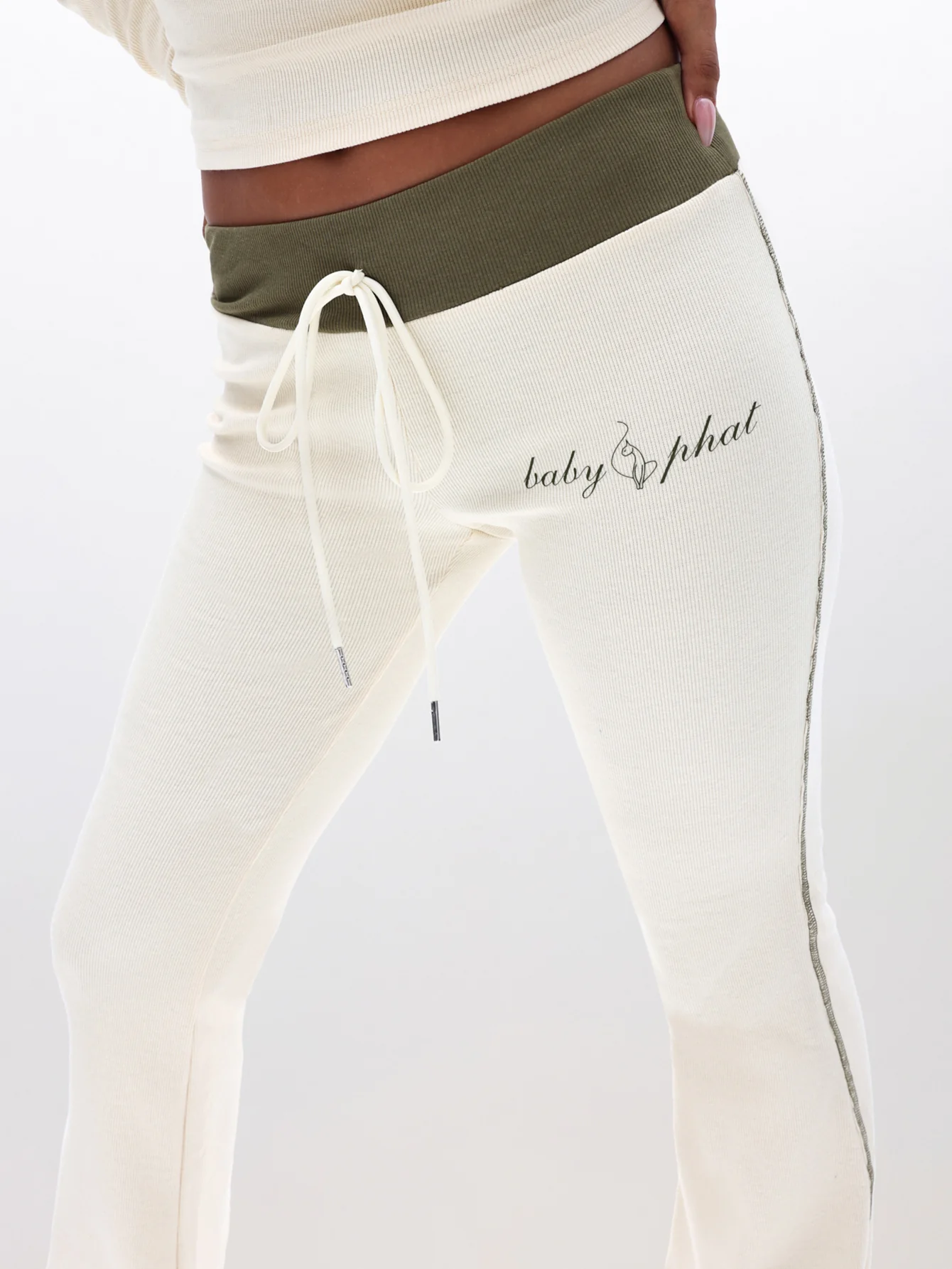 Contrast Trim Bootcut Pant - Image 6
