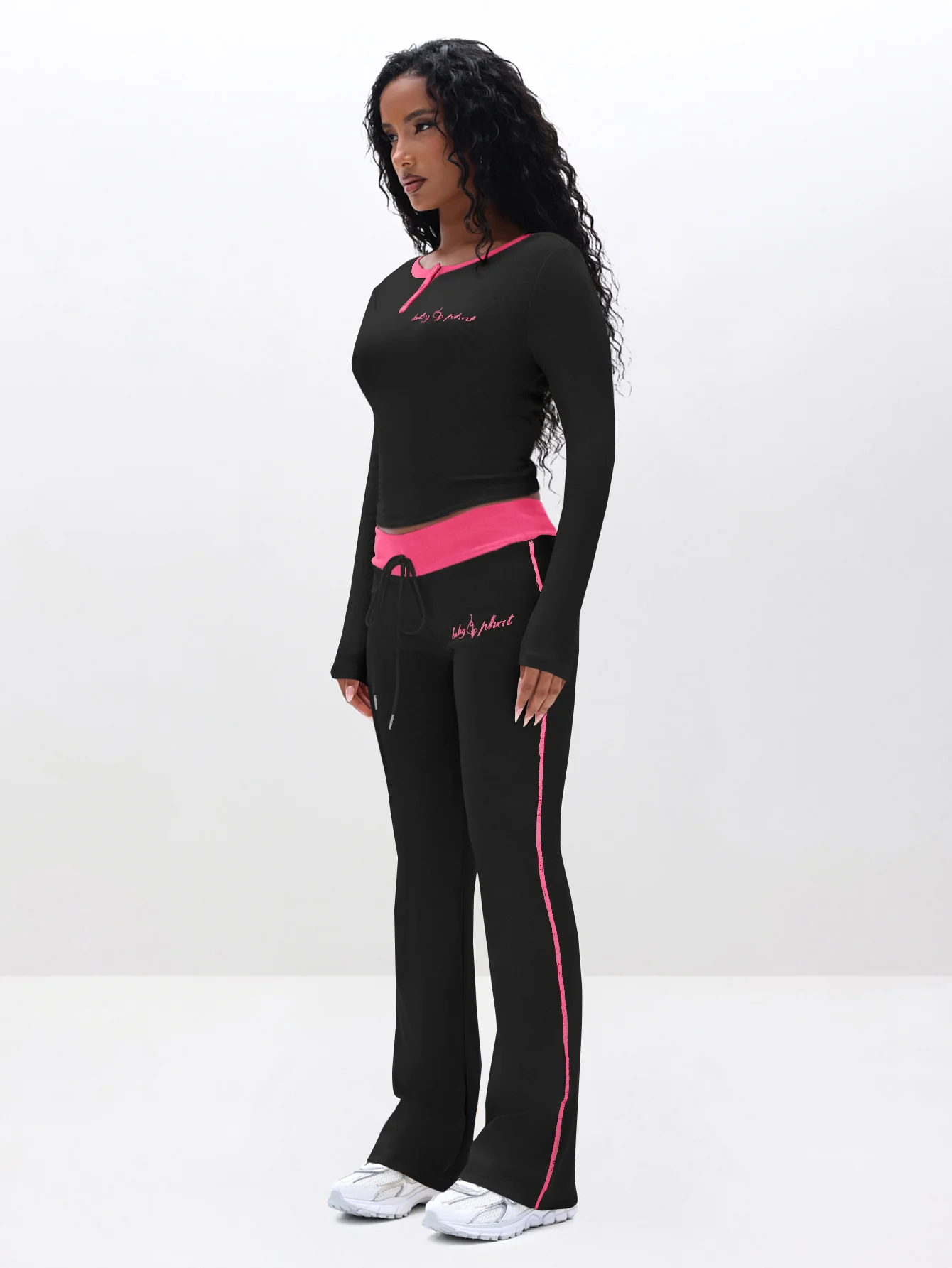 Contrast Trim Bootcut Pant - Image 3