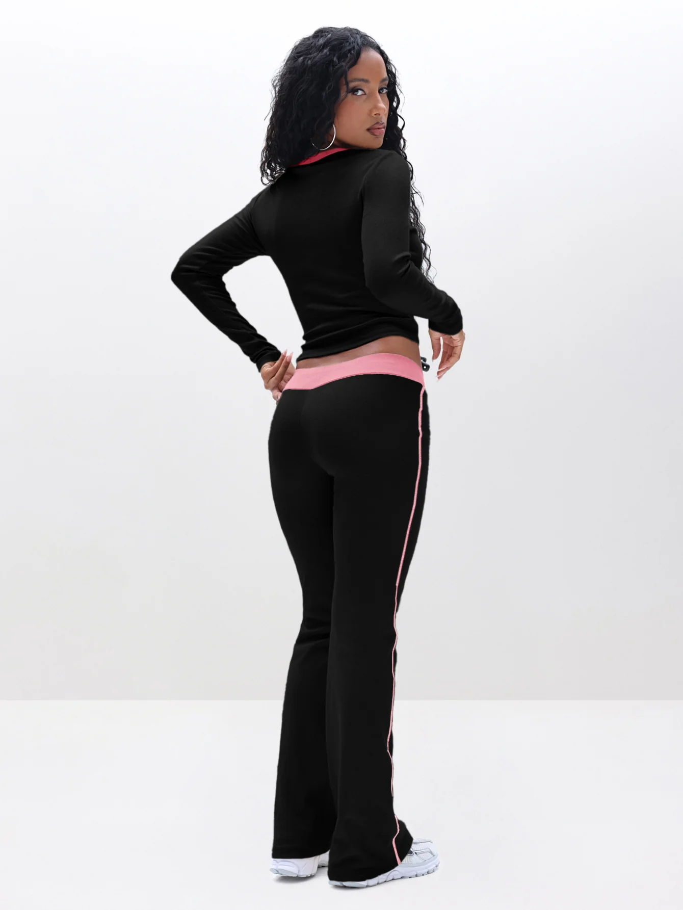 Contrast Trim Henley Top - Image 8