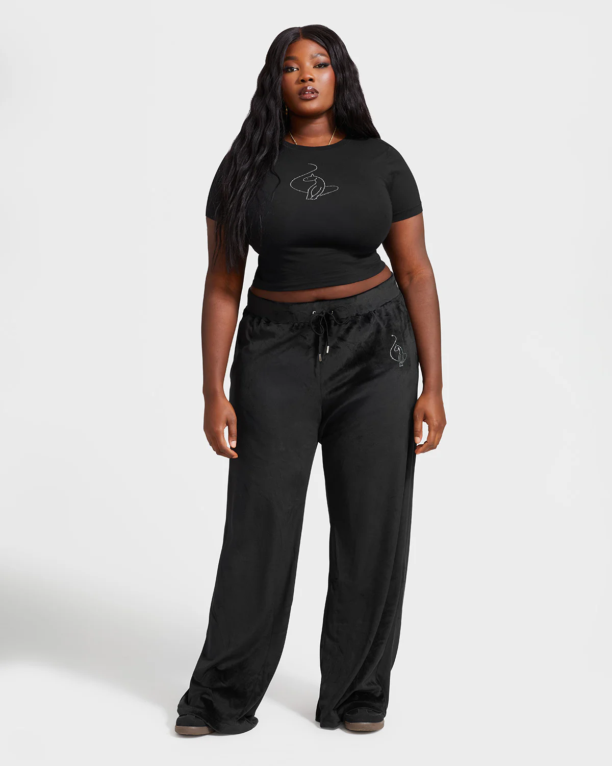 Essential Rhinestone Logo Tee - Image 6