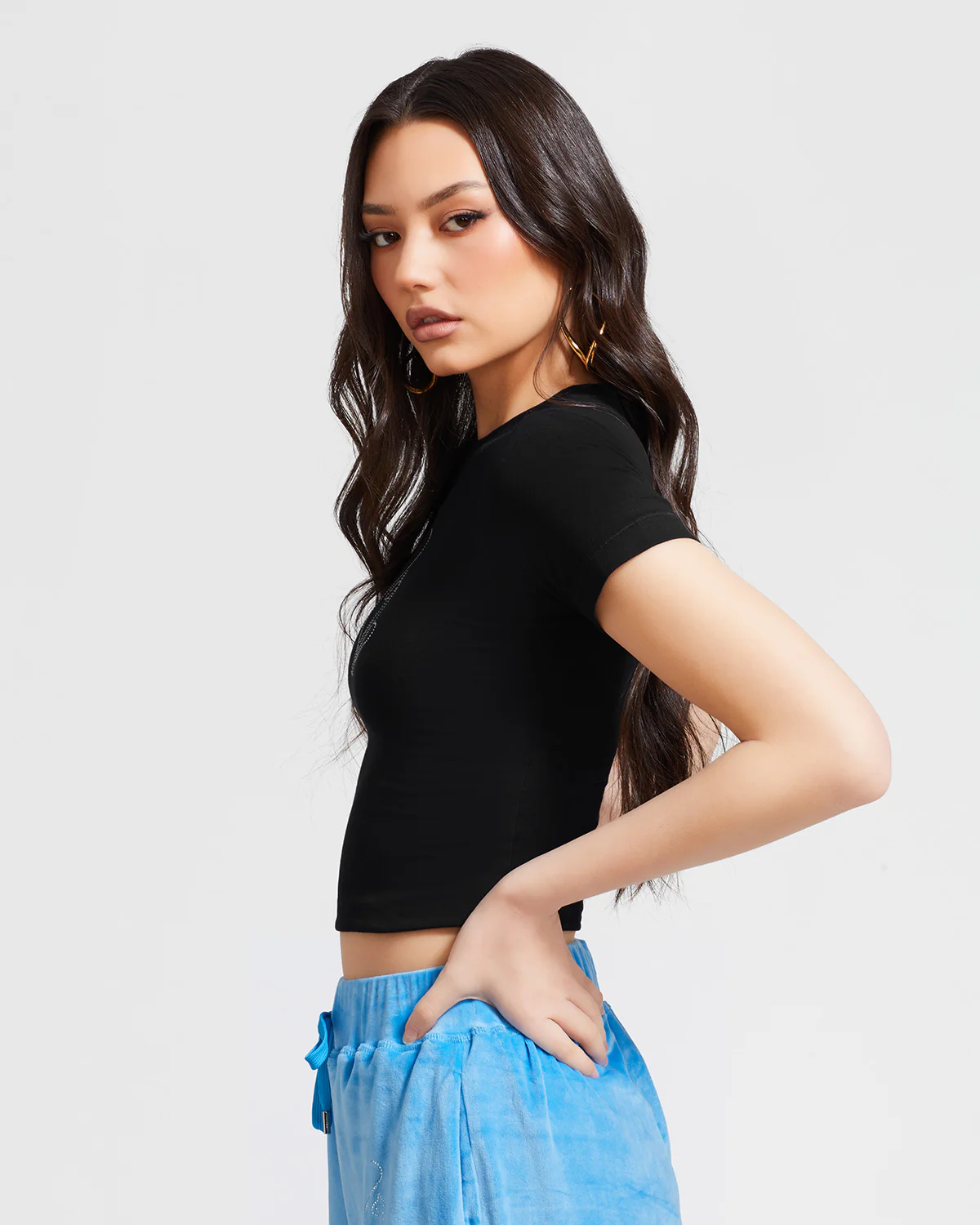 Essential Rhinestone Logo Tee - Image 8