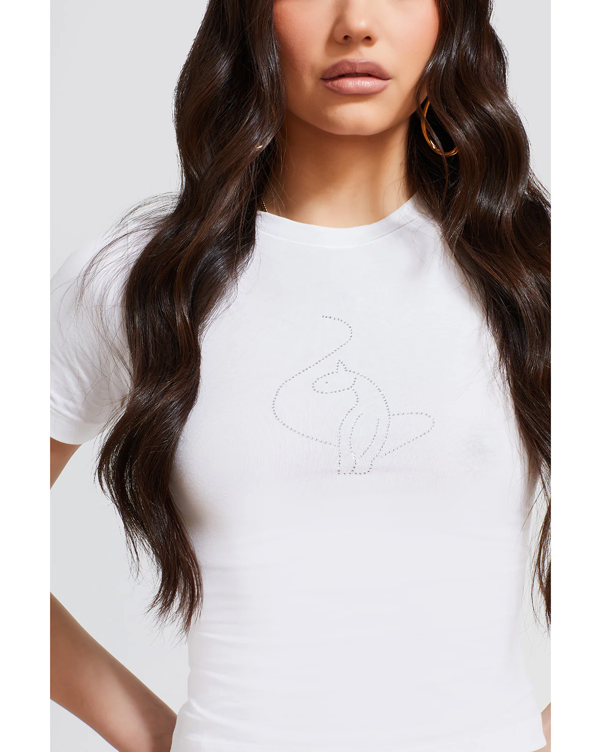 Essential Rhinestone Logo Tee - Image 4