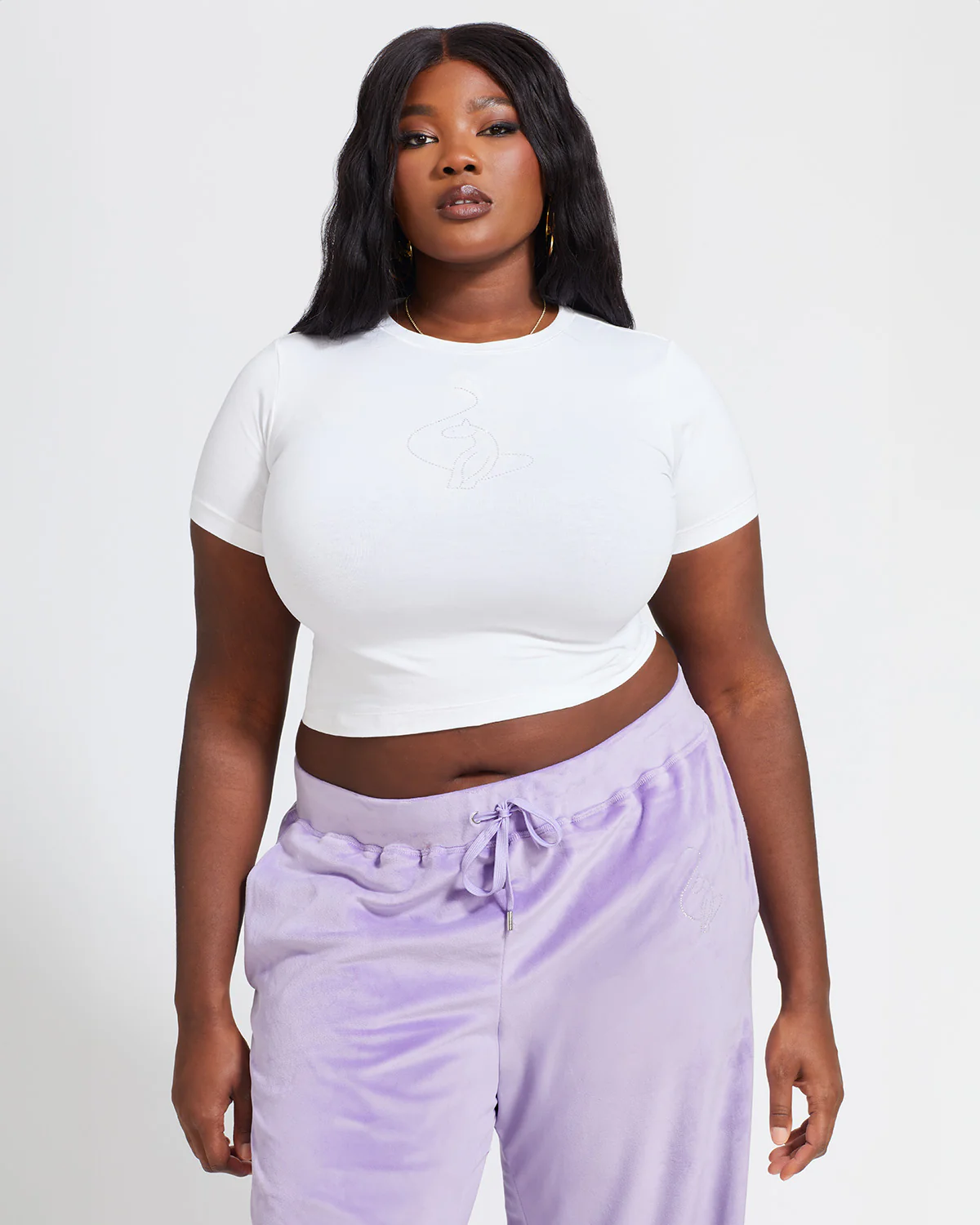 Essential Rhinestone Logo Tee - Image 6