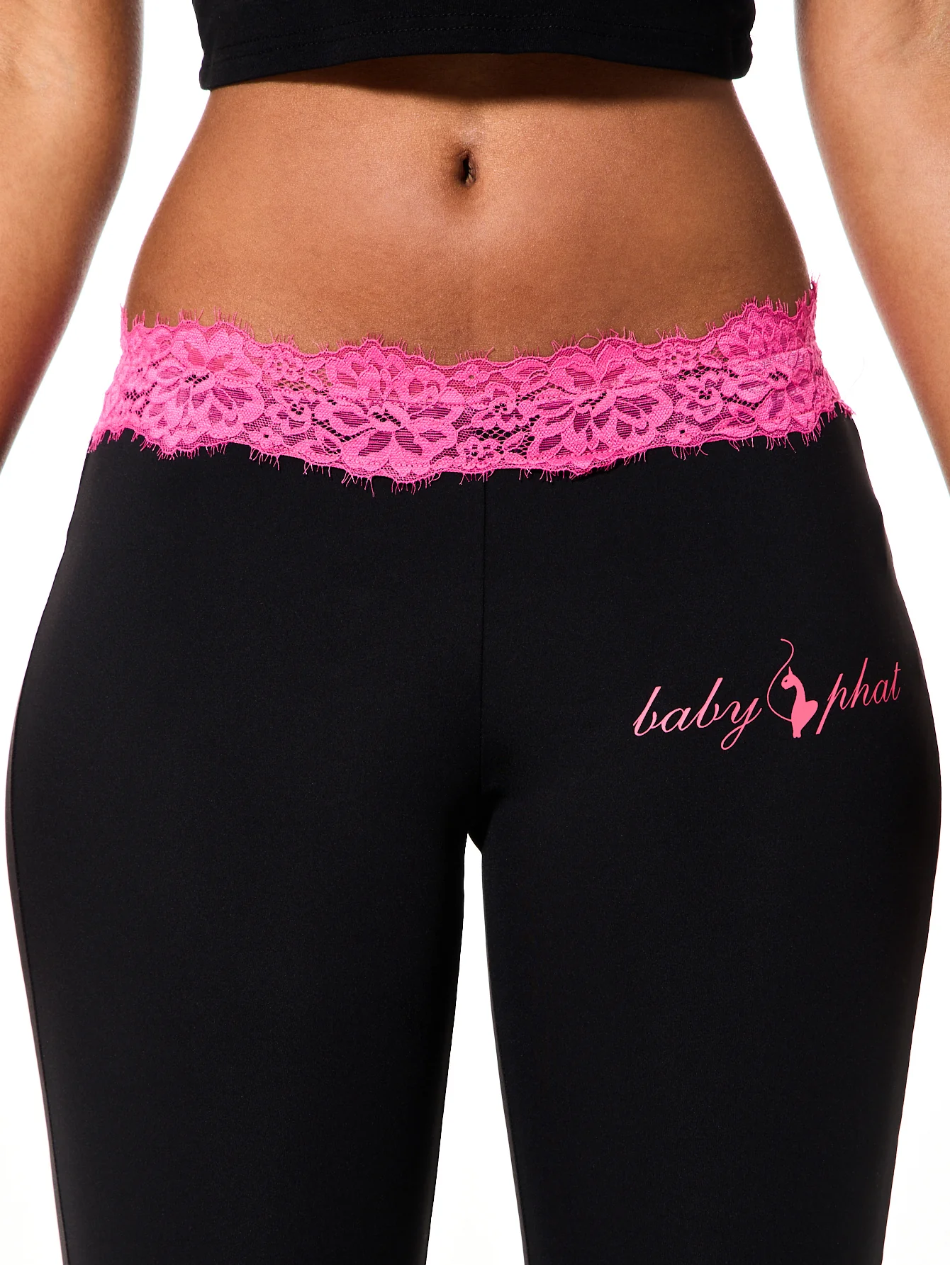 Flare Legging with Lace Trim - Image 6