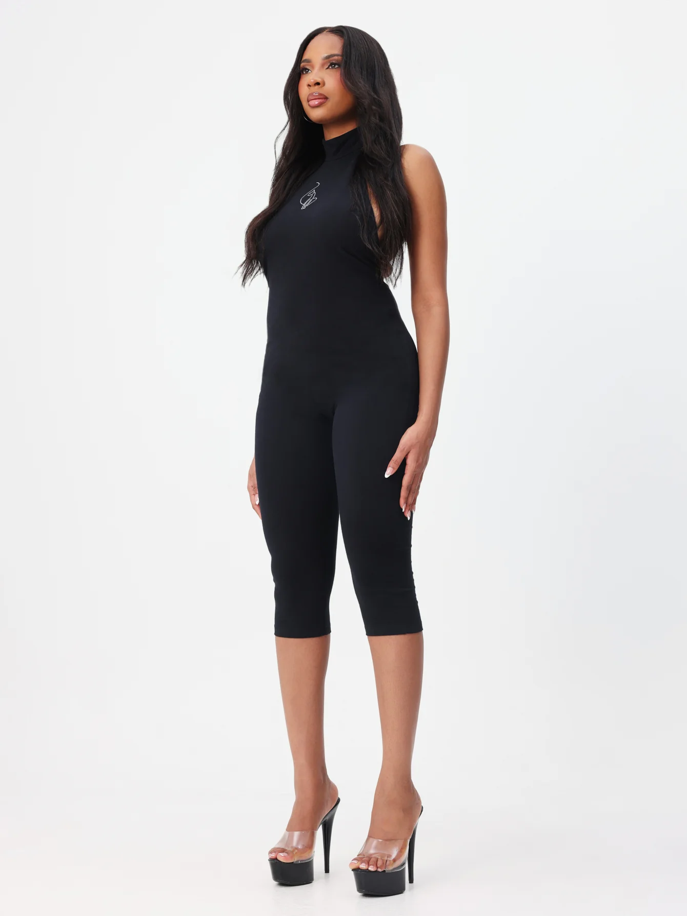 Halter Jumpsuit With Open Back - Image 7