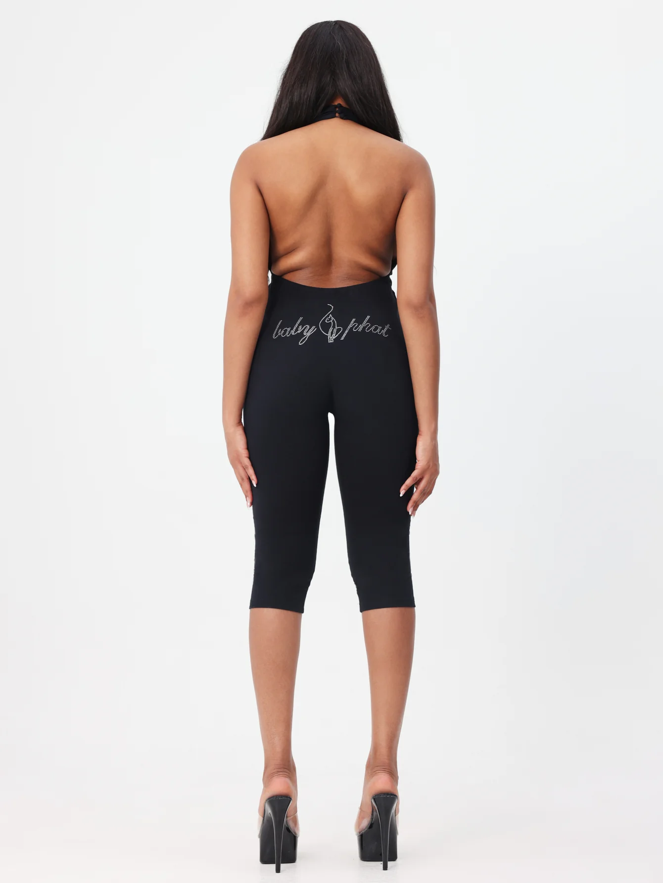 Halter Jumpsuit With Open Back - Image 8