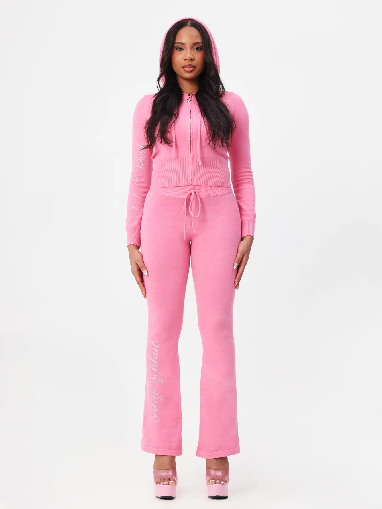 Knit Flare Leggings - Image 4