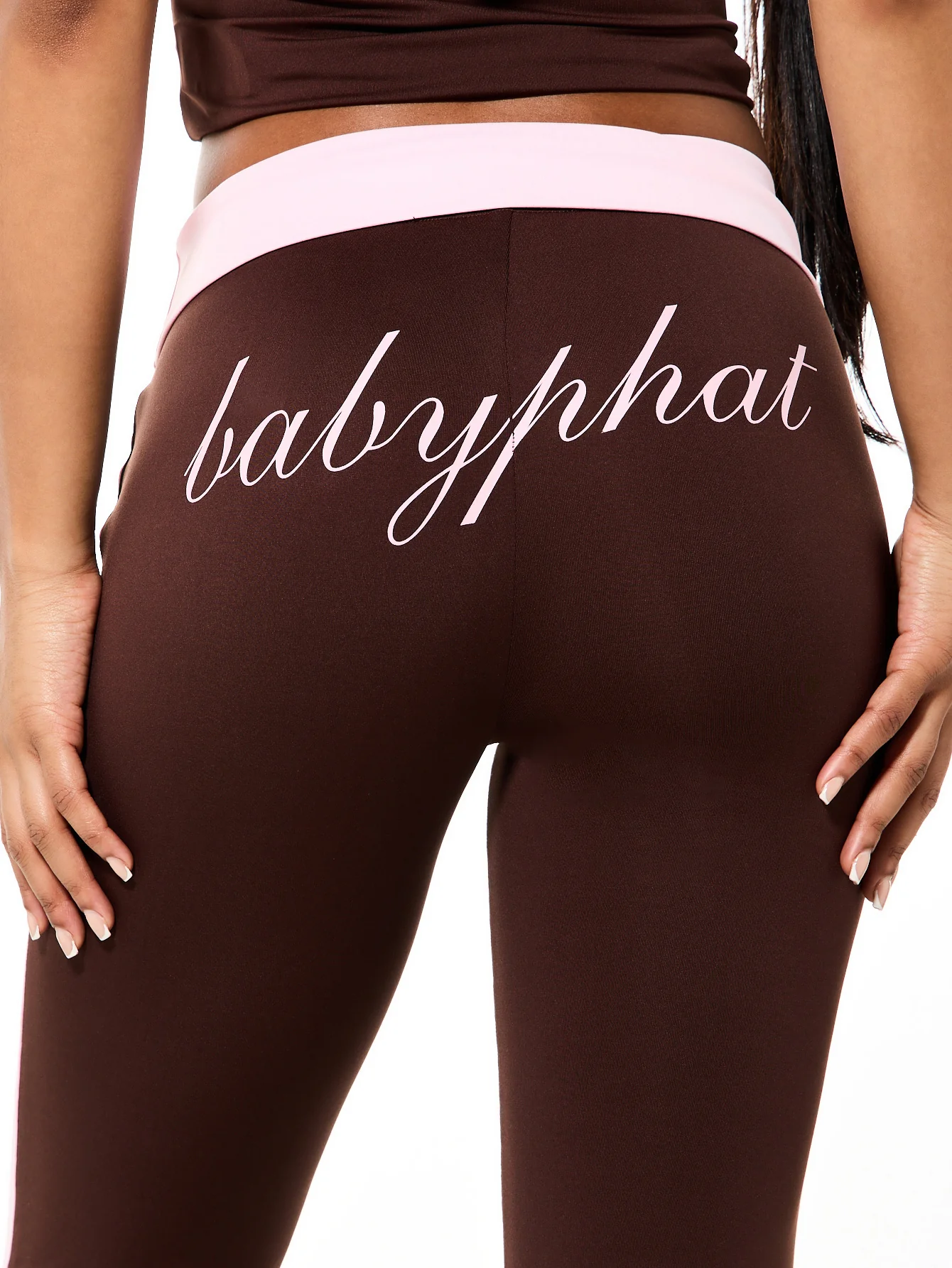 Logo Foldover Flare Legging - Image 4