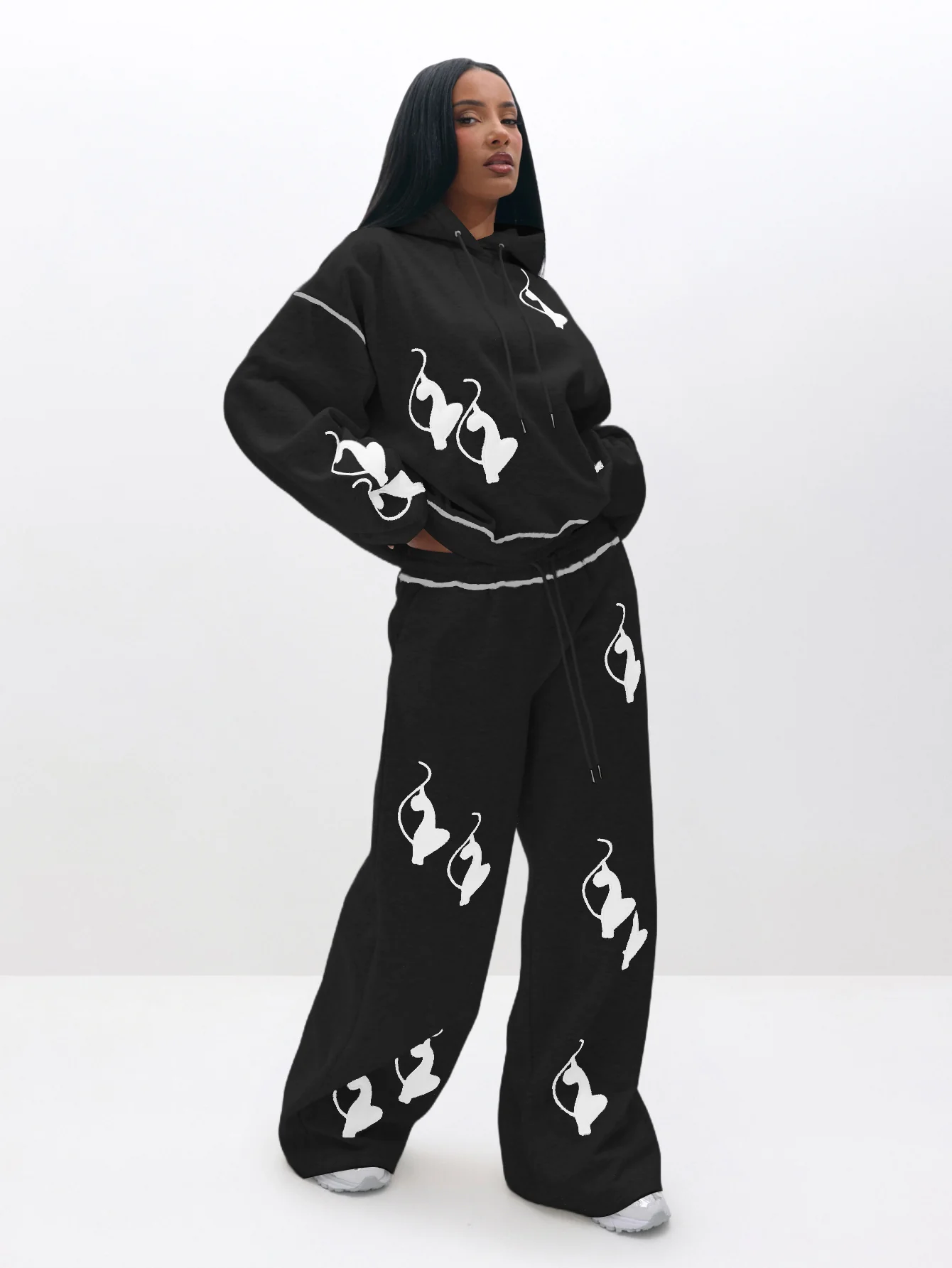 Logo Marled Hoodie - Image 3