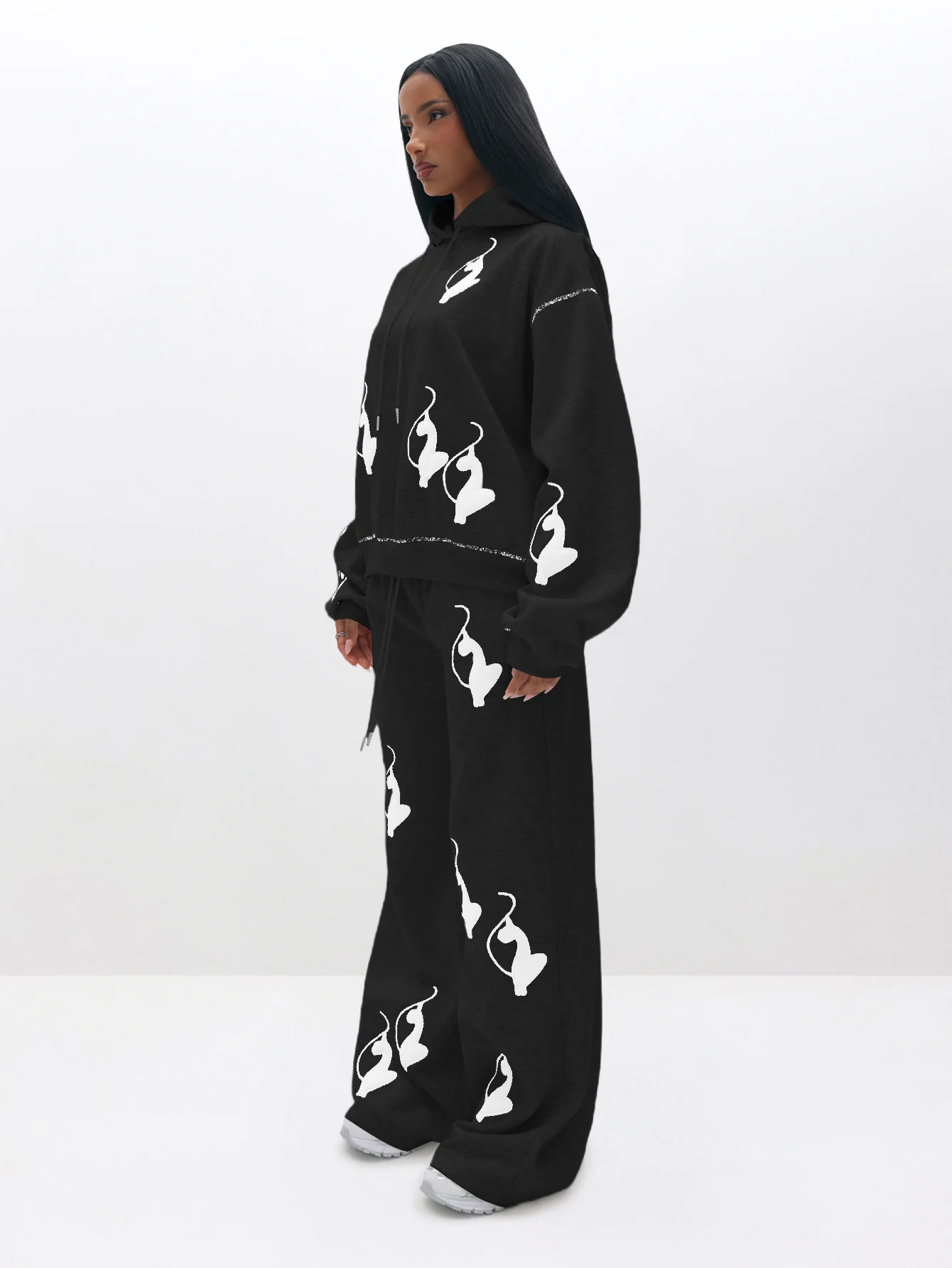 Logo Marled Hoodie - Image 6