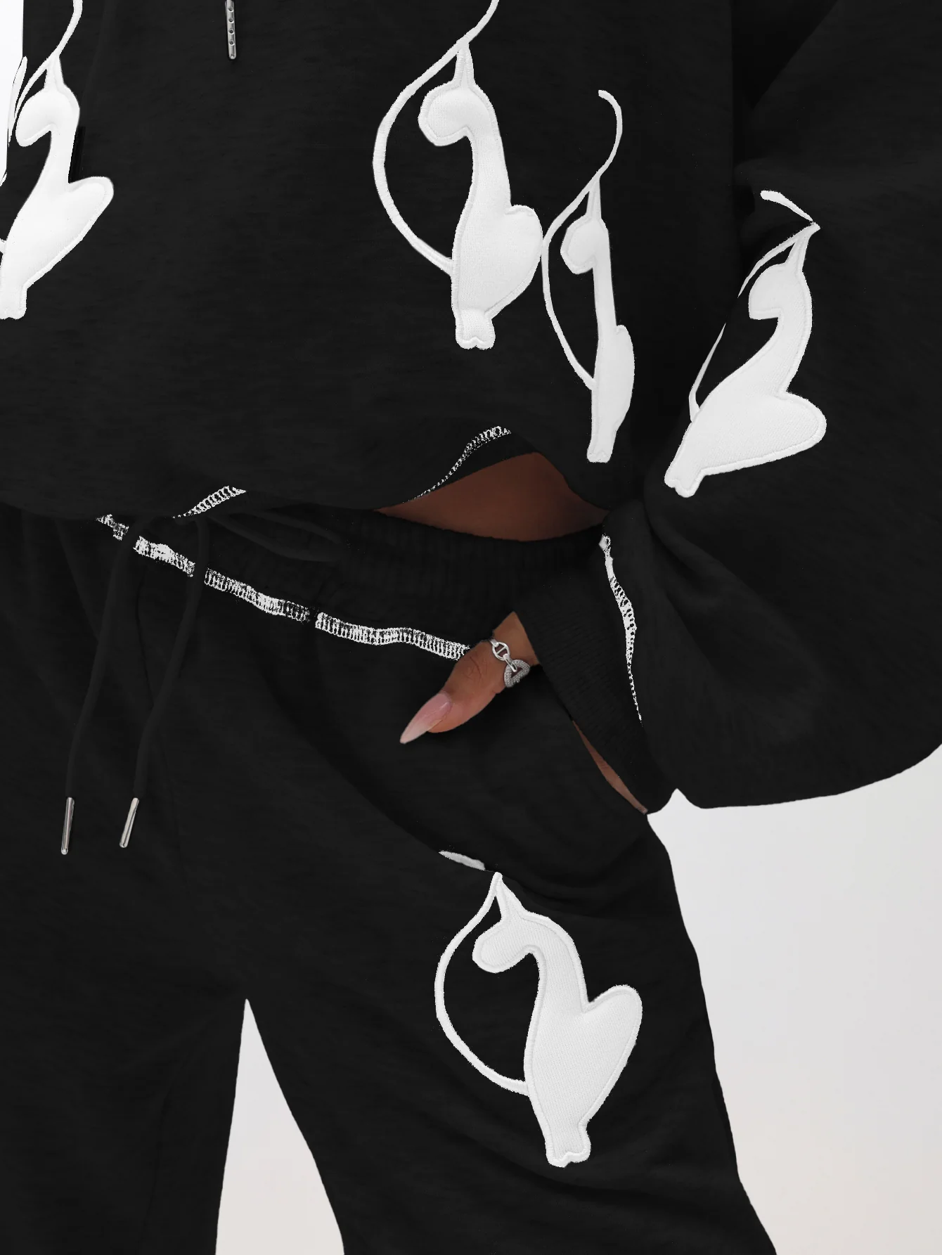 Logo Marled Sweatpant - Image 3