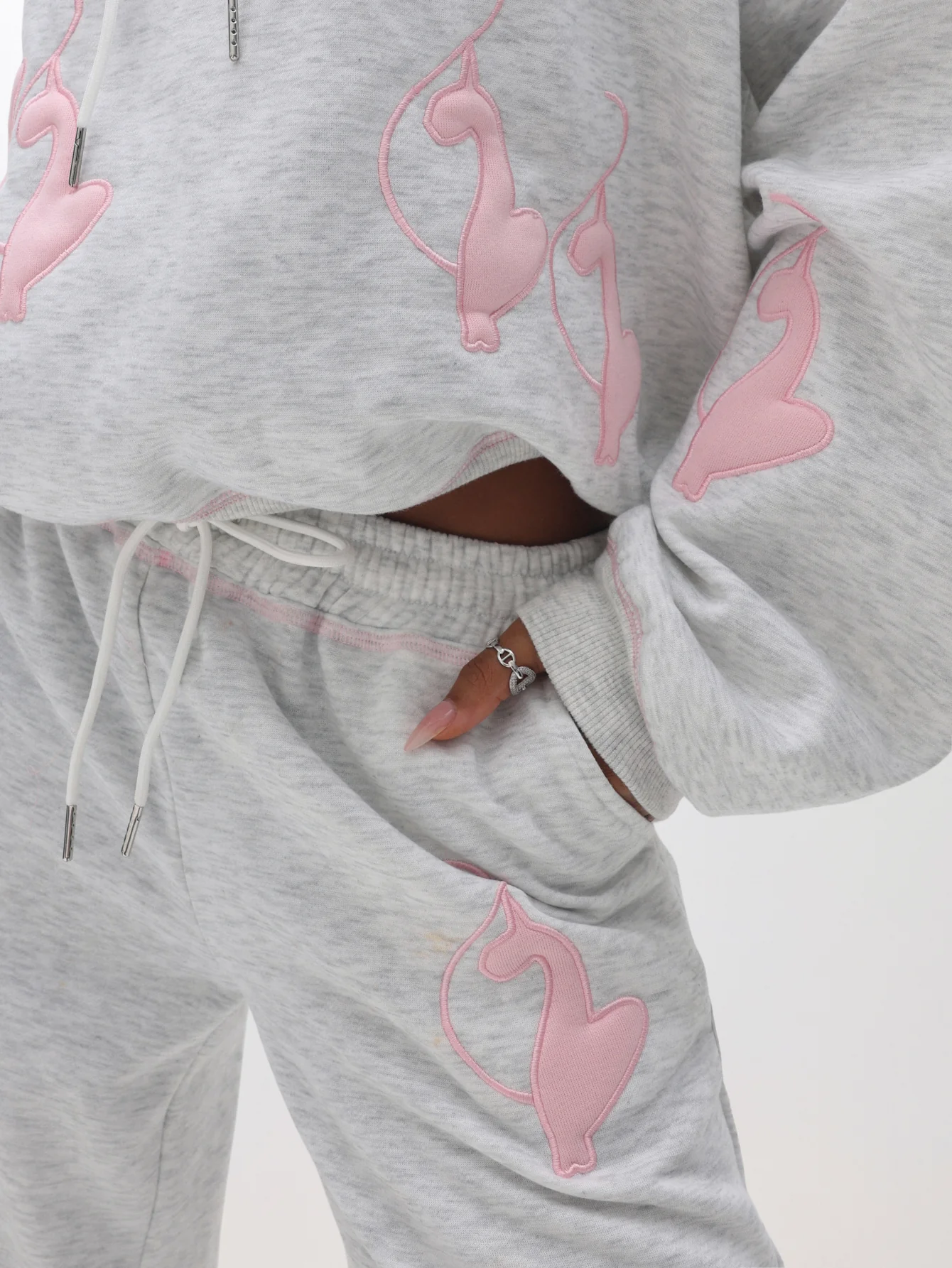 Logo Marled Sweatpant - Image 2