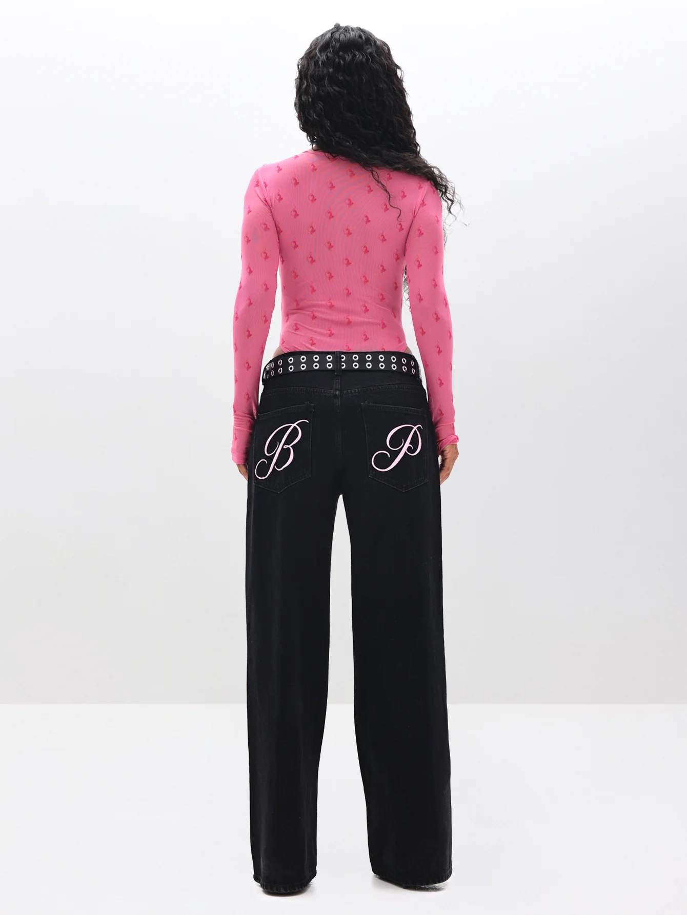 Mesh Long Sleeve Bodysuit - Image 6