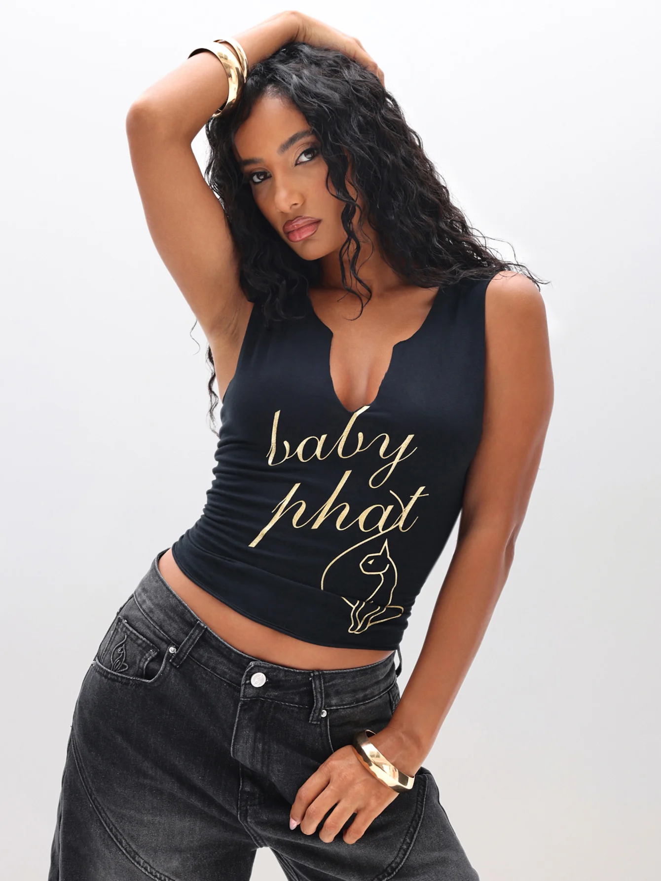 Notch Neck Tank Top - Image 2