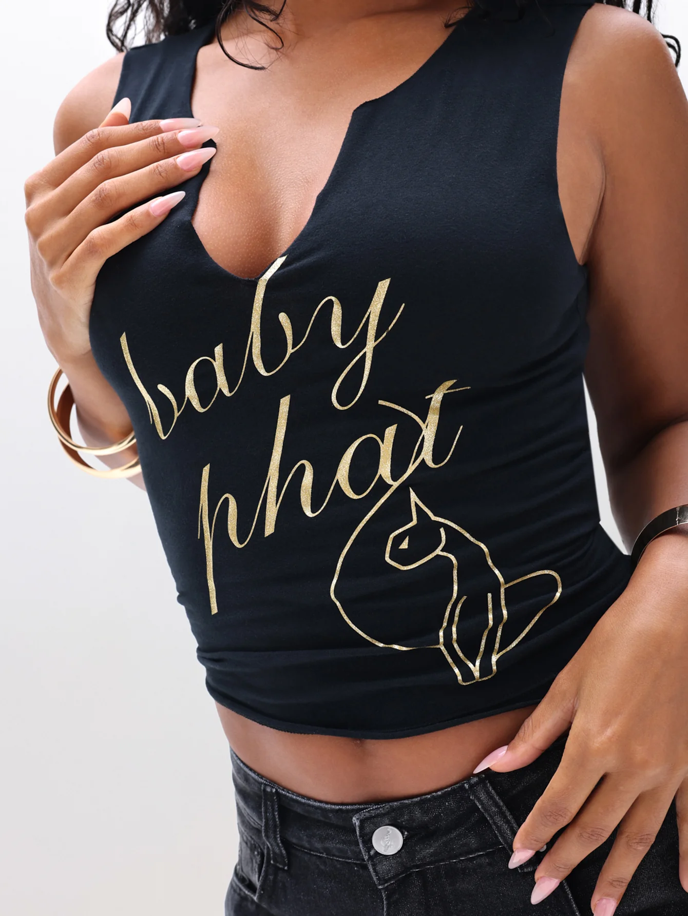 Notch Neck Tank Top - Image 3