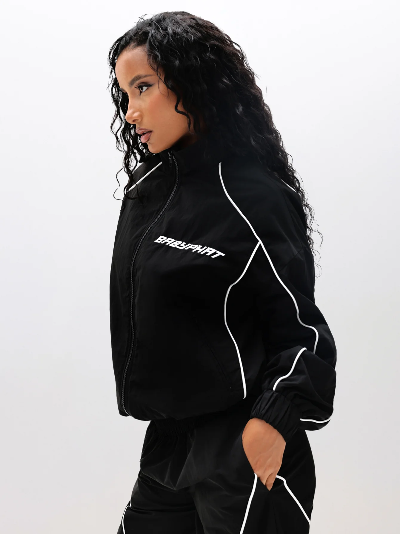 Nylon Track Jacket - Image 2