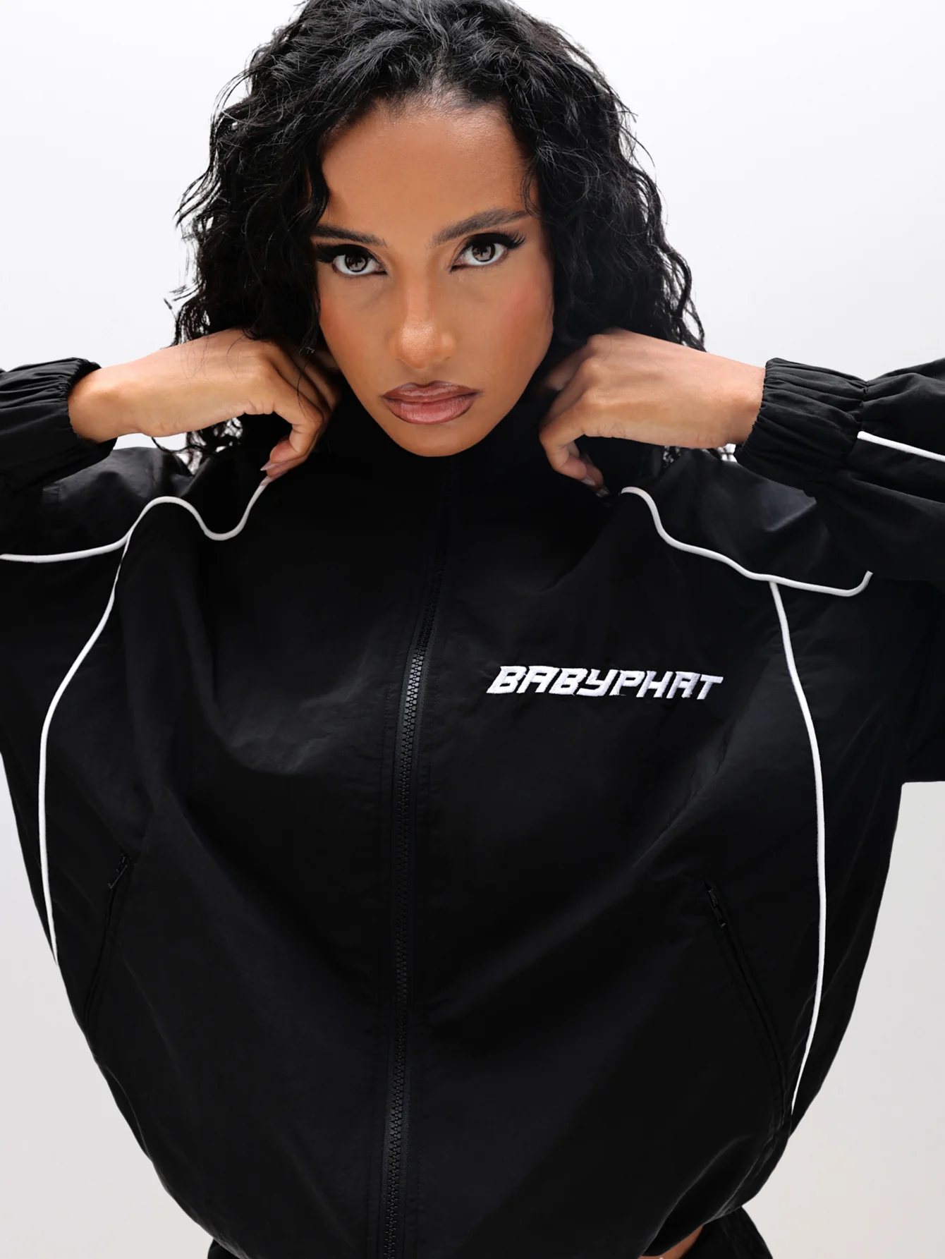 Nylon Track Jacket - Image 4