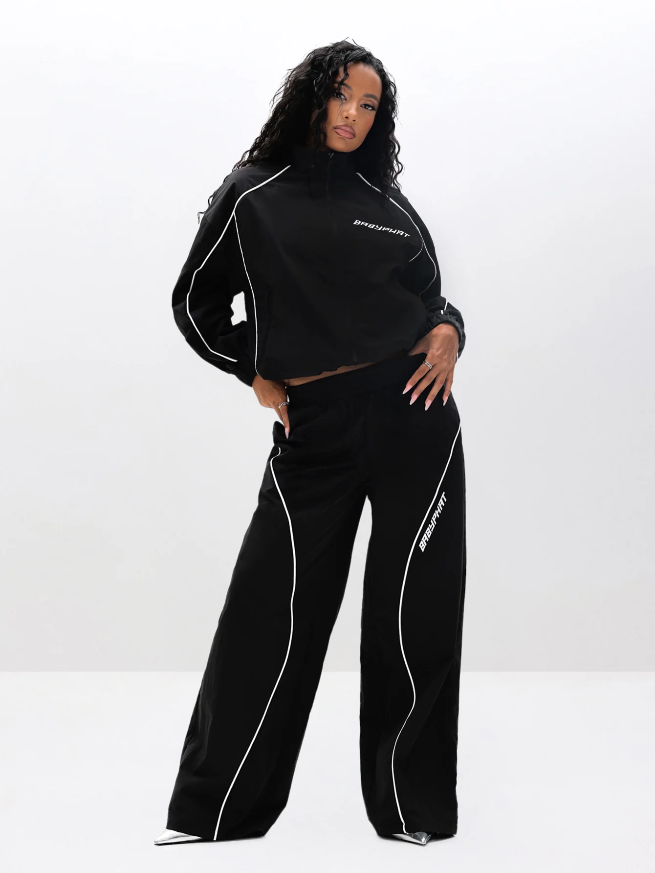 Nylon Track Jacket - Image 5