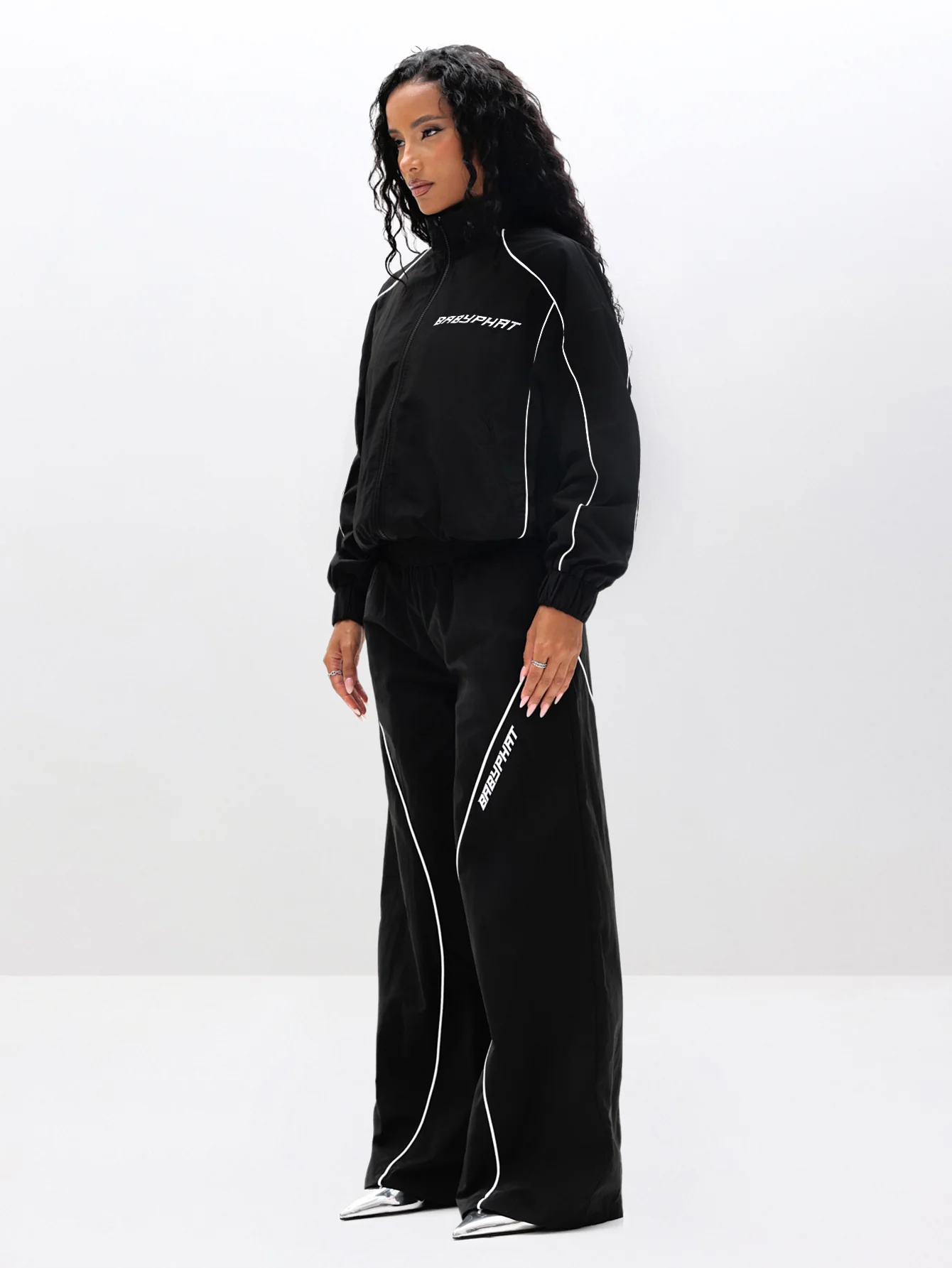Nylon Track Jacket - Image 7