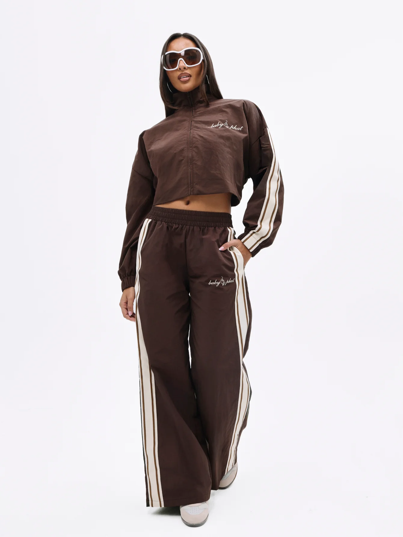 Nylon Track Pant With Side Stripe - Image 4