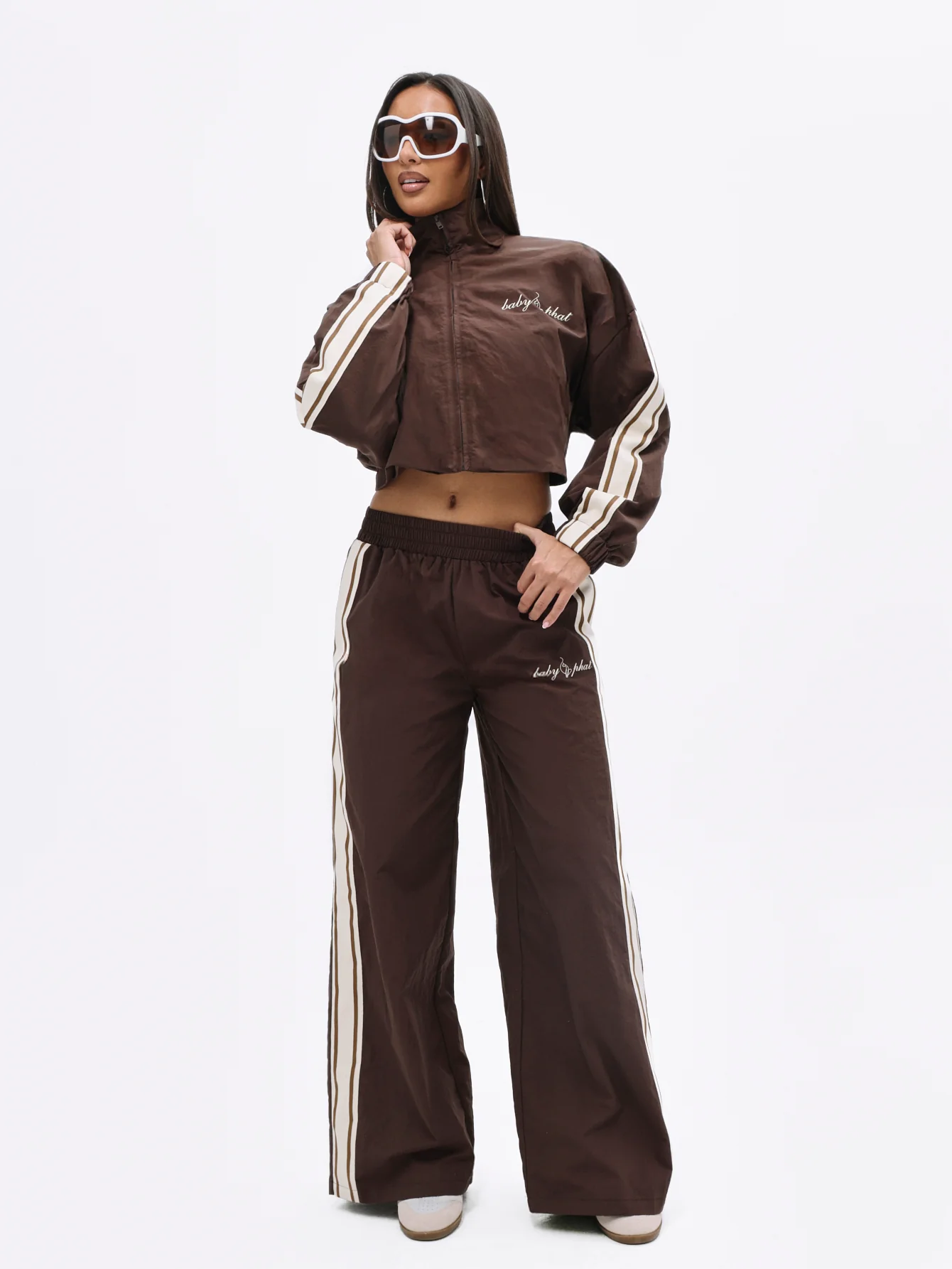 Nylon Zip Up With Stripe Contrast - Image 6
