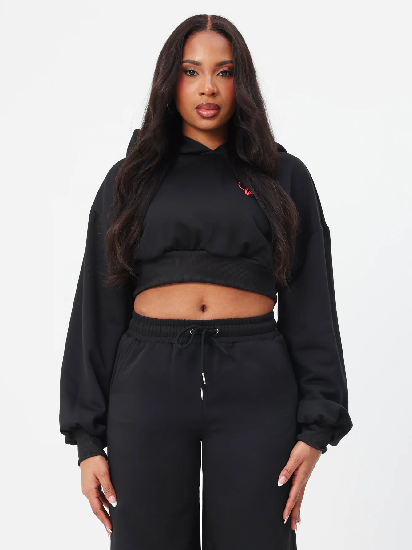 Oversized Cropped Hoodie - Image 5