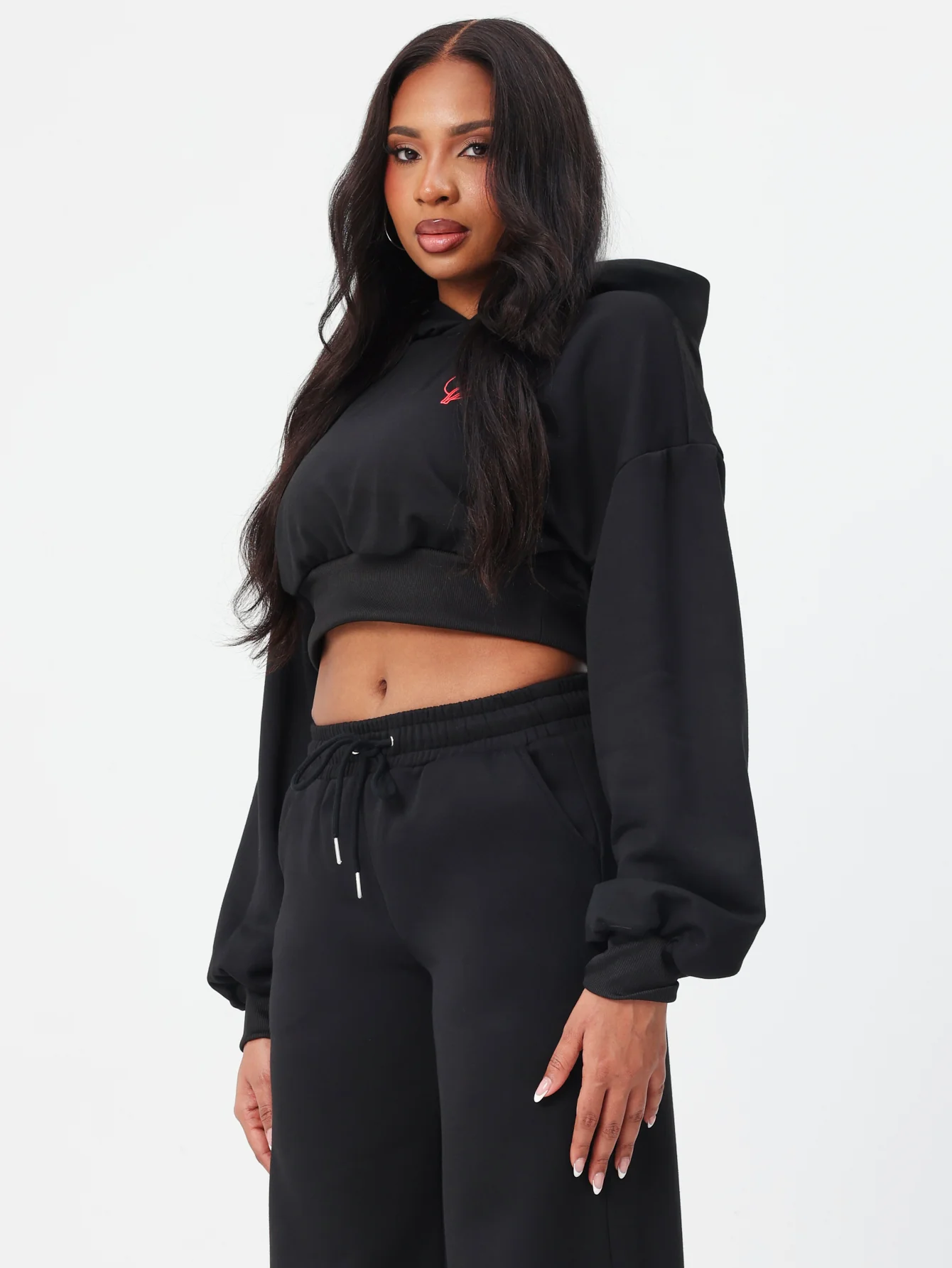 Oversized Cropped Hoodie - Image 6