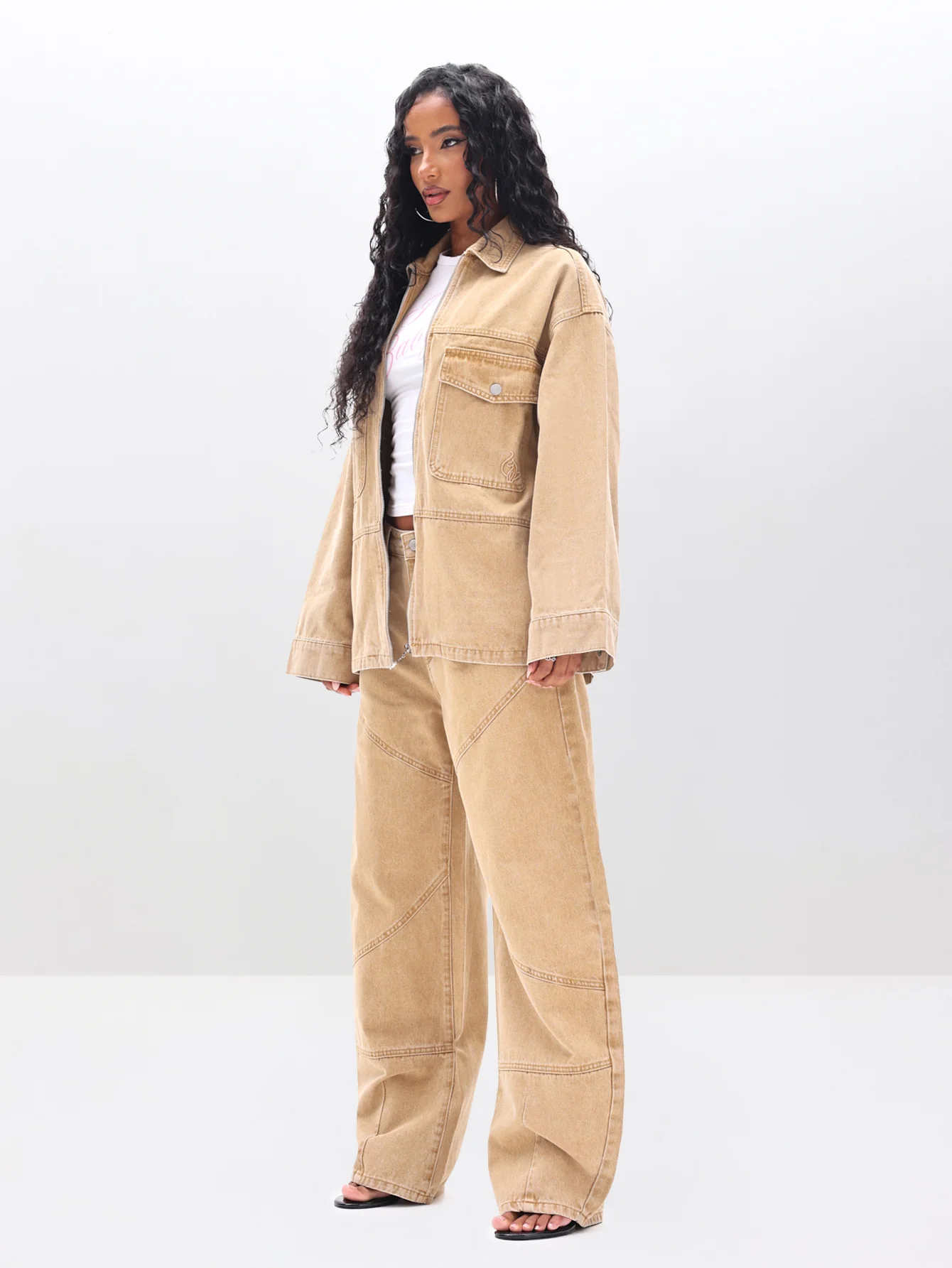 Oversized Denim Shacket - Image 5