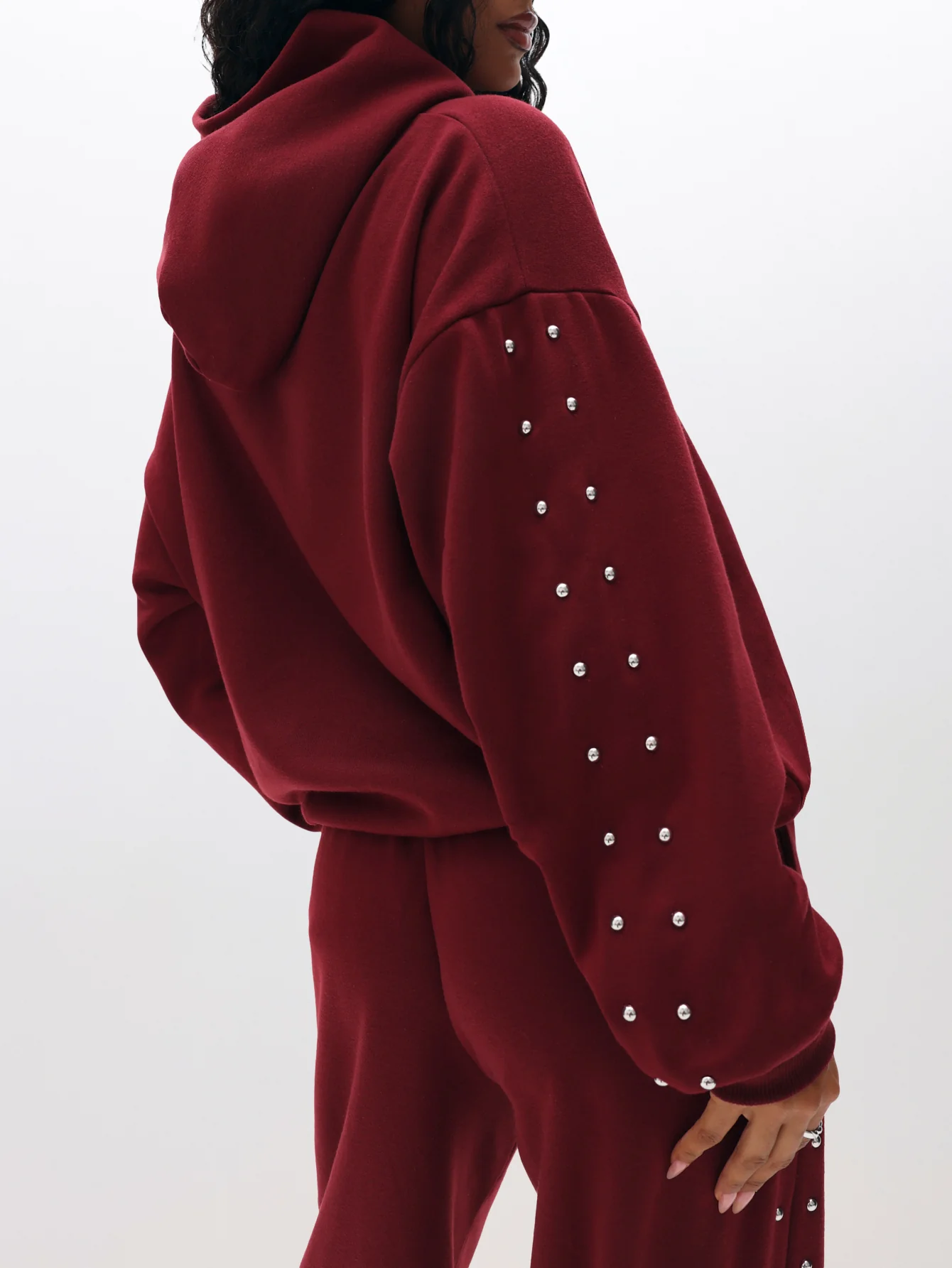 Oversized Hoodie with Stud Detail - Image 5