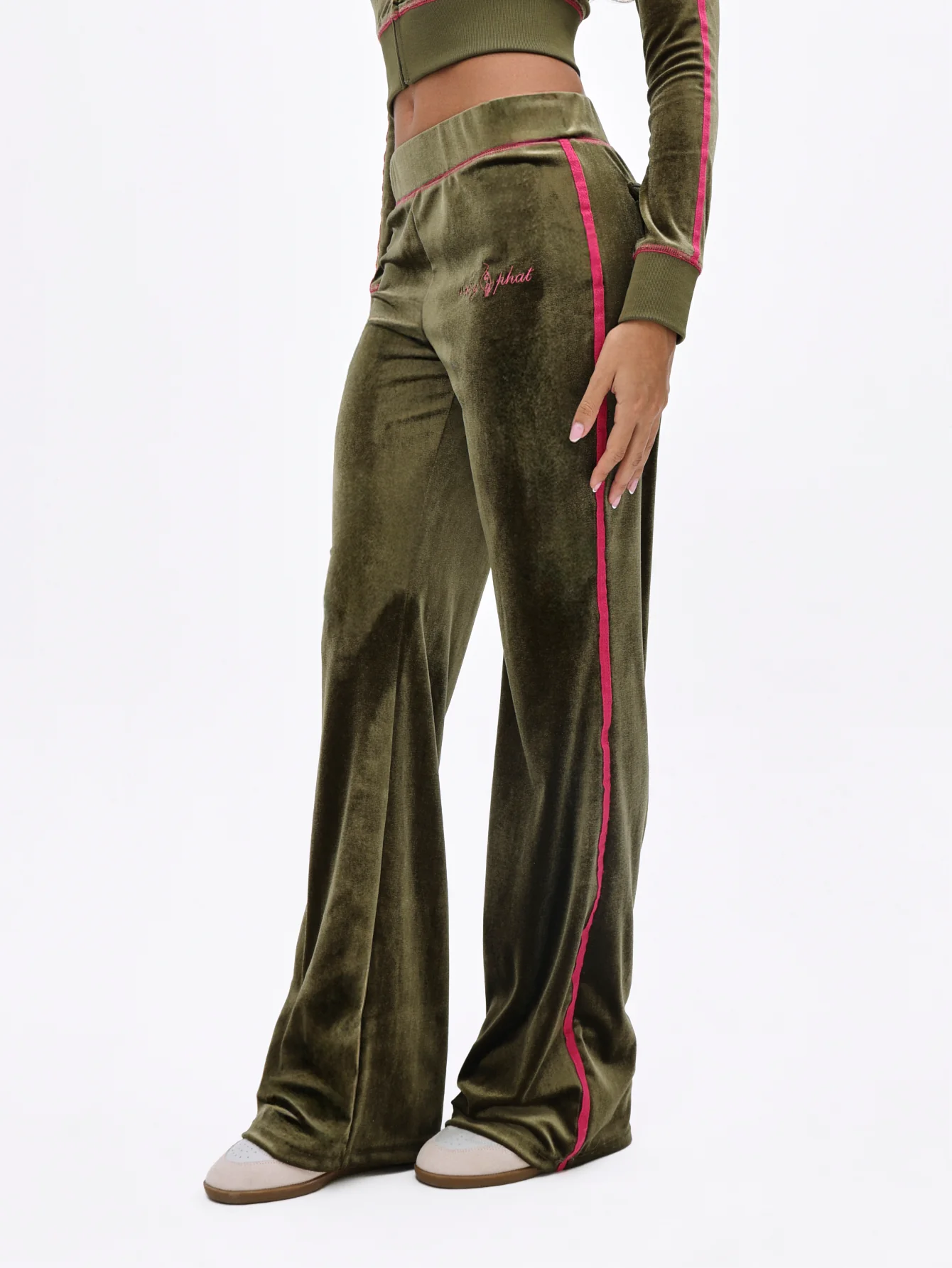 Retro Velour Flare Sweatpant