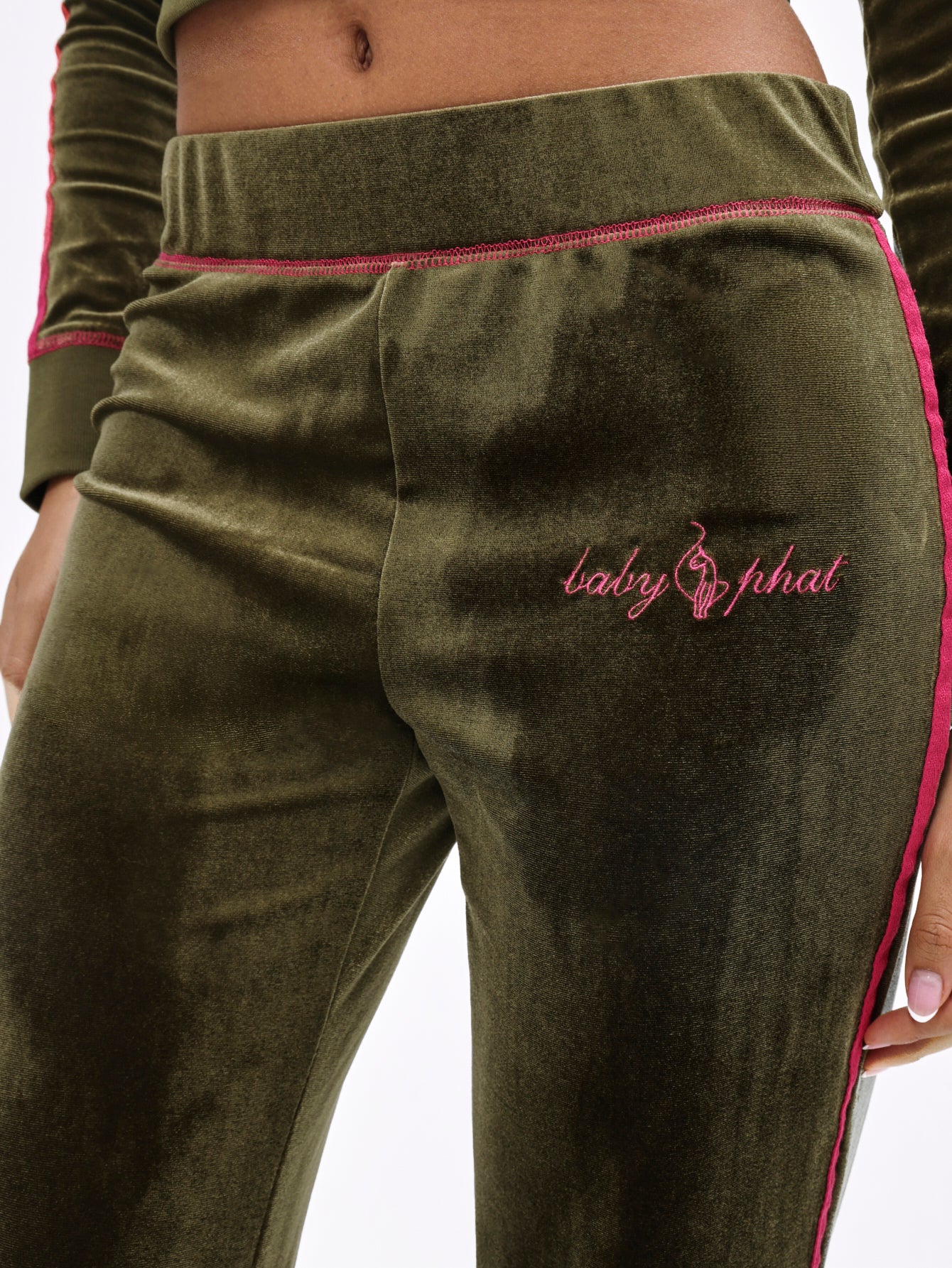 Retro Velour Flare Sweatpant - Image 7