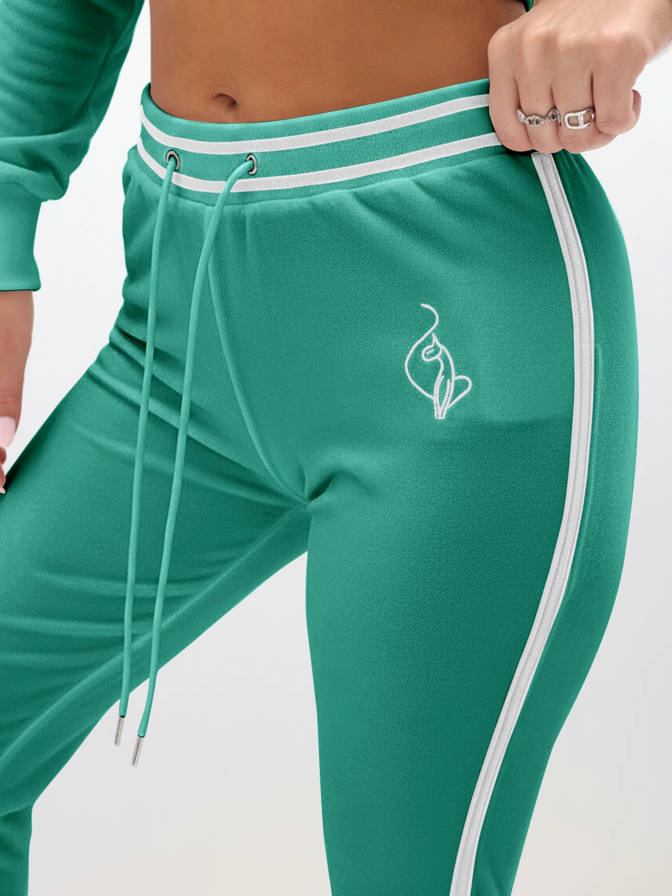 Slim Fit Velour Bootcut Pant - Image 3