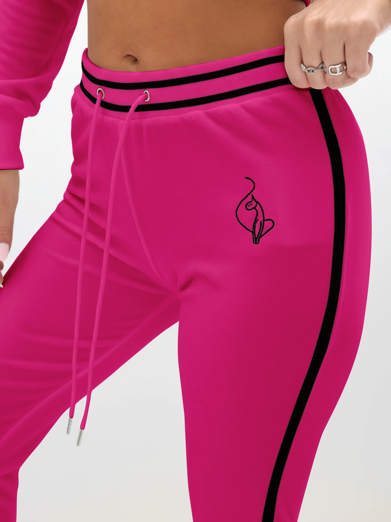 Slim Fit Velour Bootcut Pant - Image 6