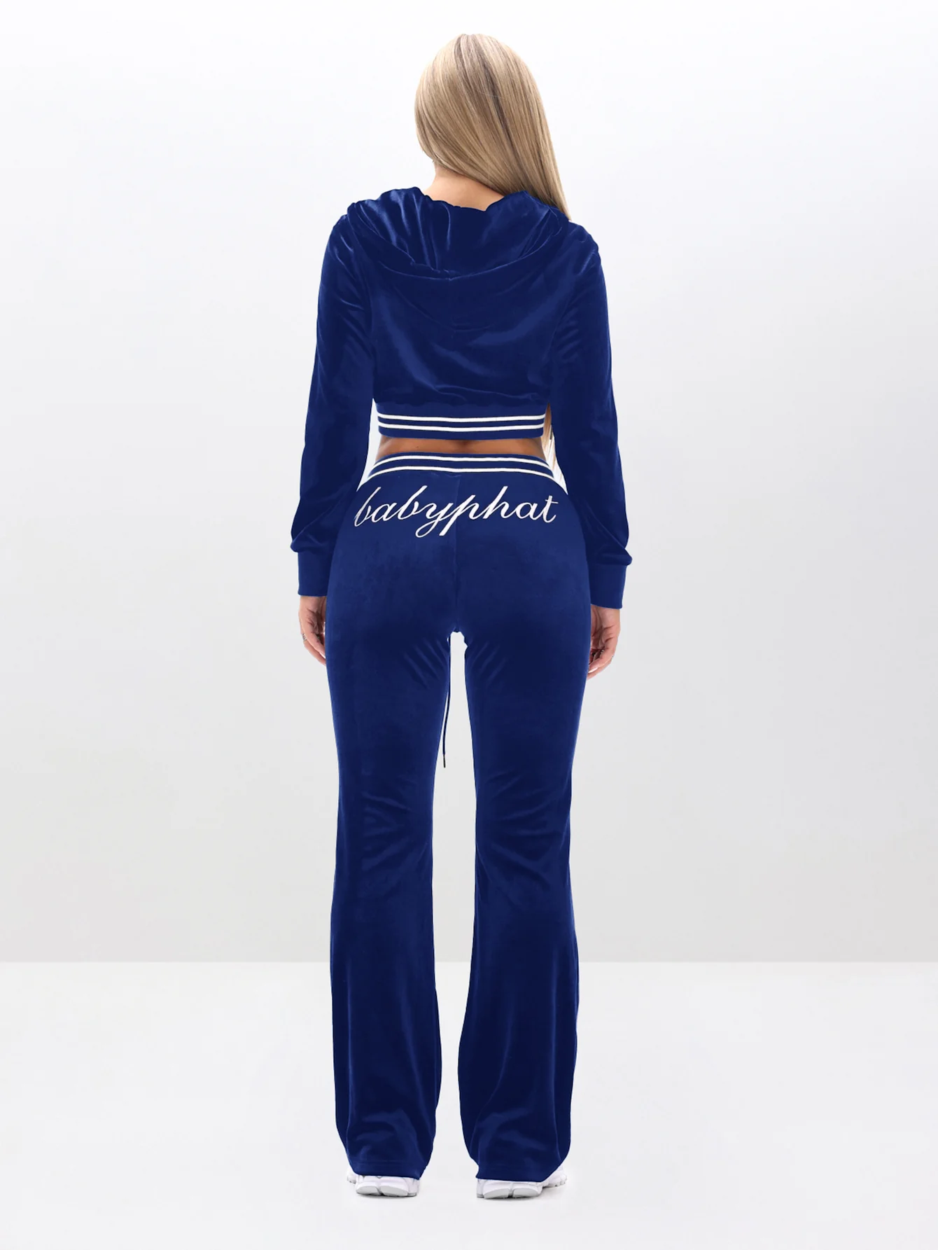 Slim Fit Velour Bootcut Pant - Image 5