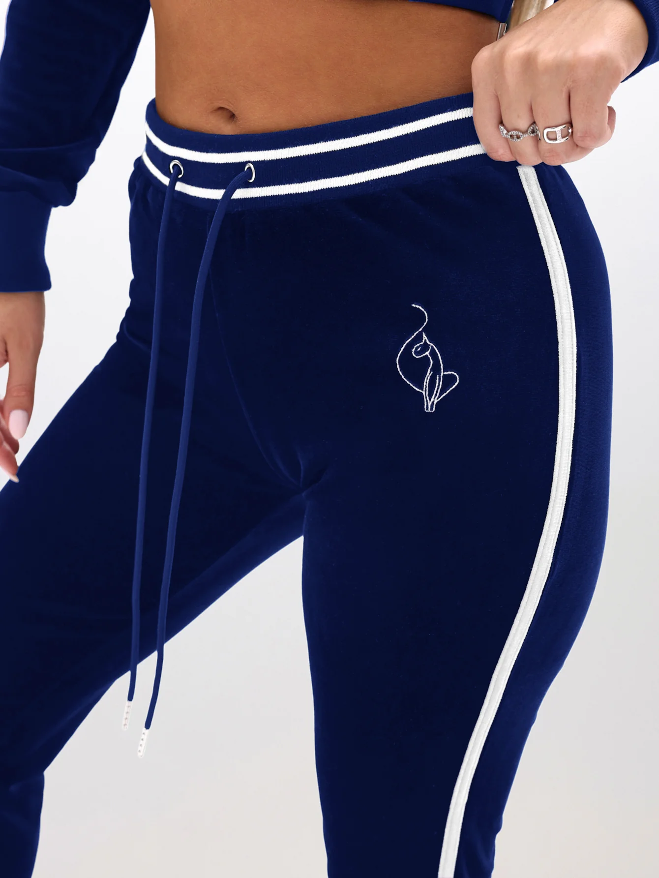 Slim Fit Velour Bootcut Pant - Image 6