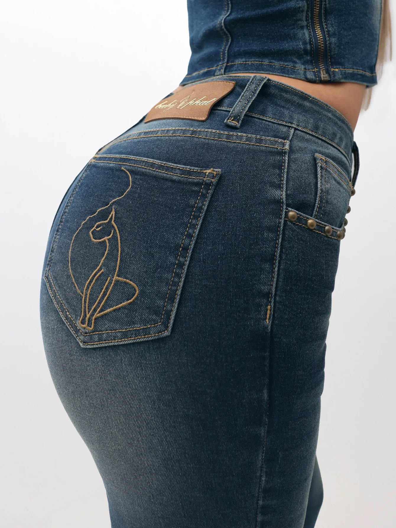 Stretch Denim Capri Jeans - Image 7