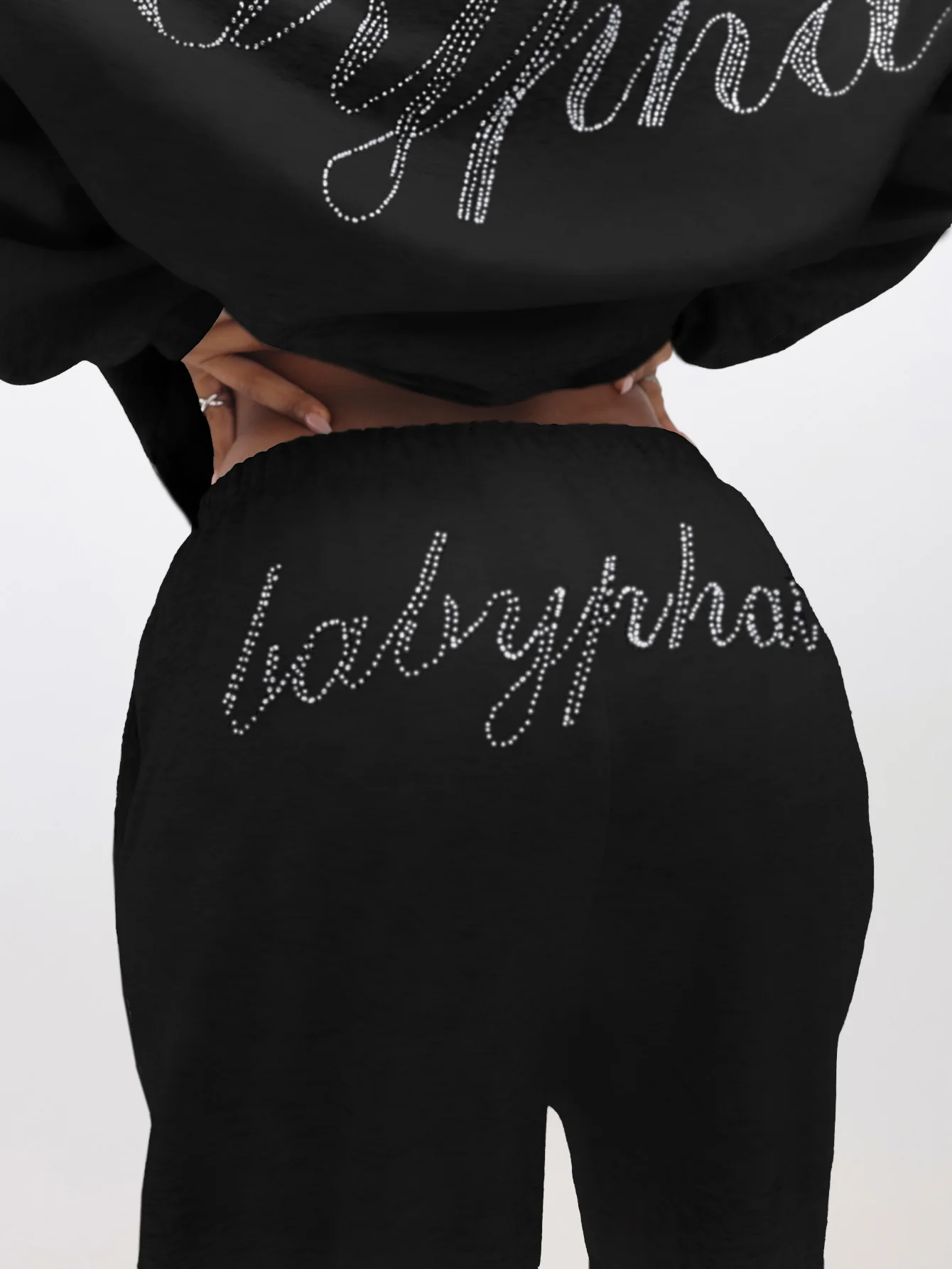 Sweatpants With Rhinestones
