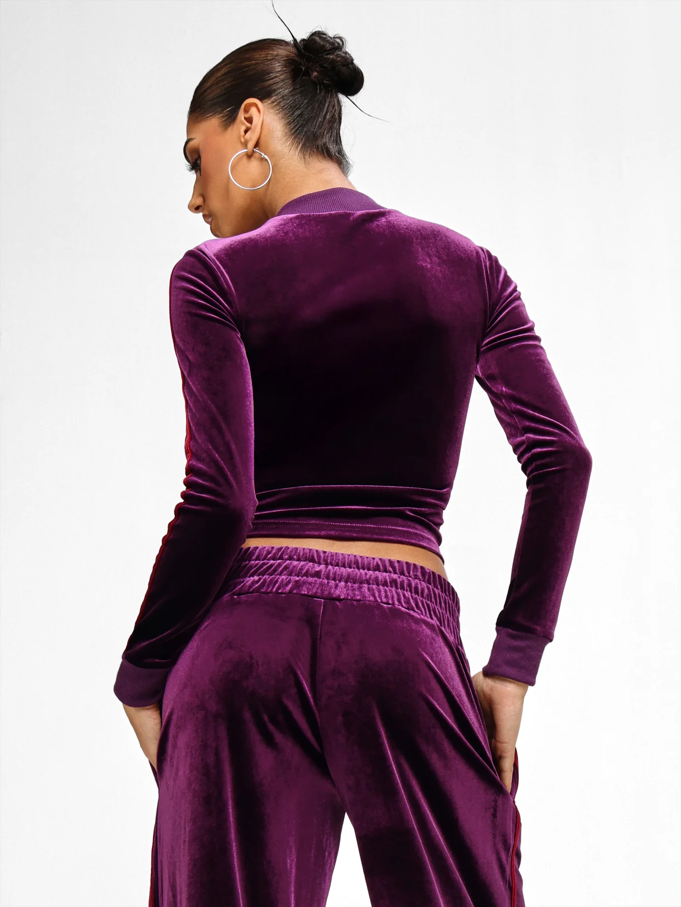 Velour Track Jacket - Image 2