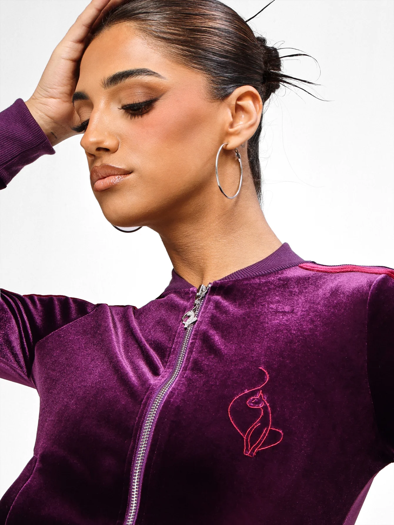 Velour Track Jacket - Image 5