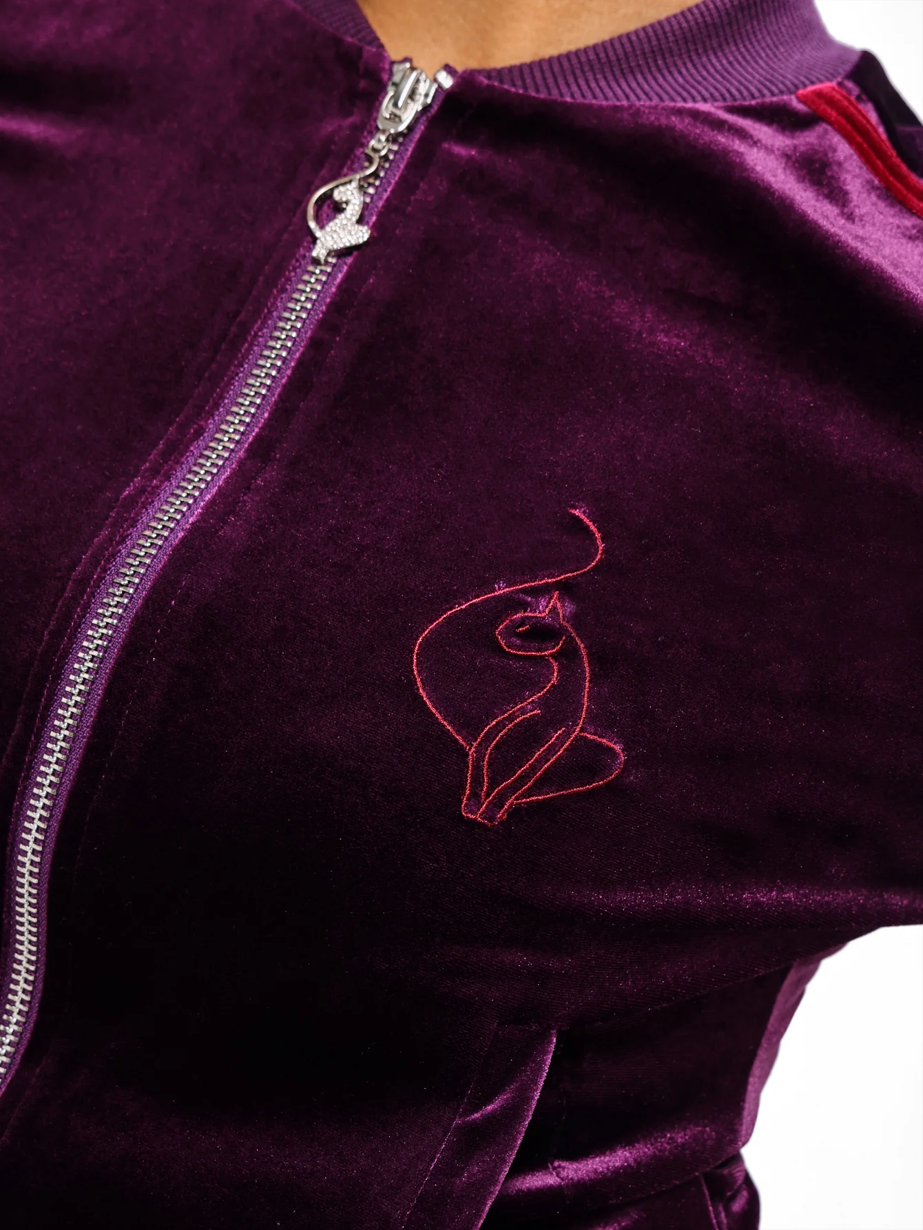 Velour Track Jacket - Image 6