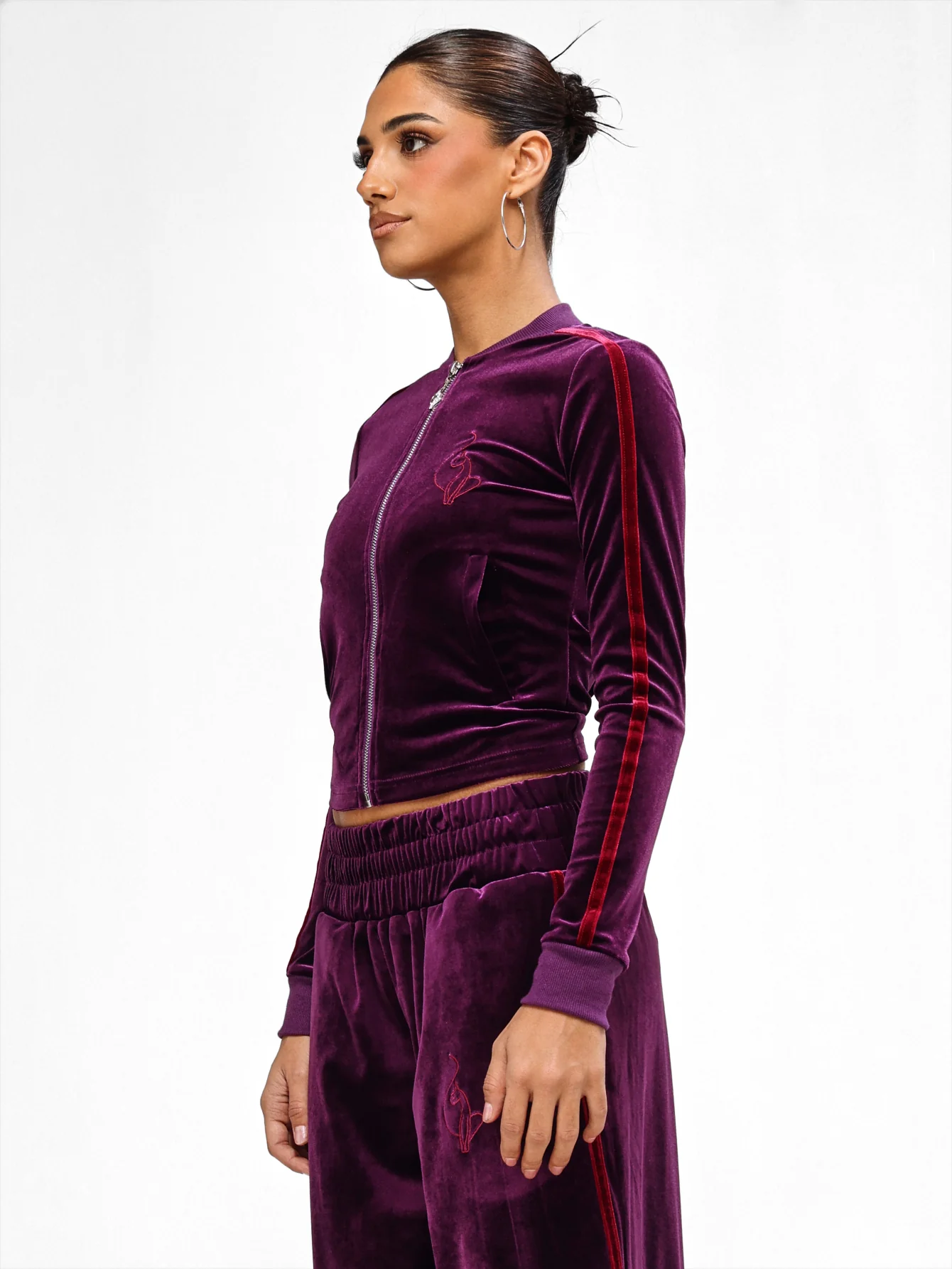 Velour Track Jacket - Image 8